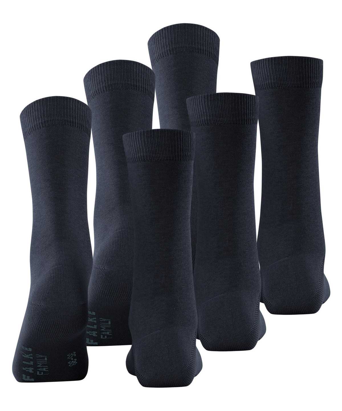 Falke Family 3-Pack Socks Zokni Női Kék | ROLT-84761