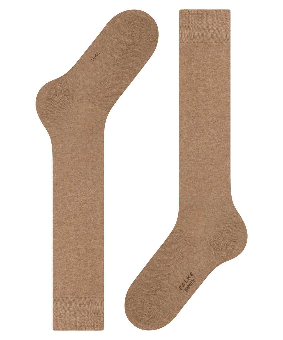 Falke Family Knee-high Socks Zokni Férfi Barna | QIHM-24780