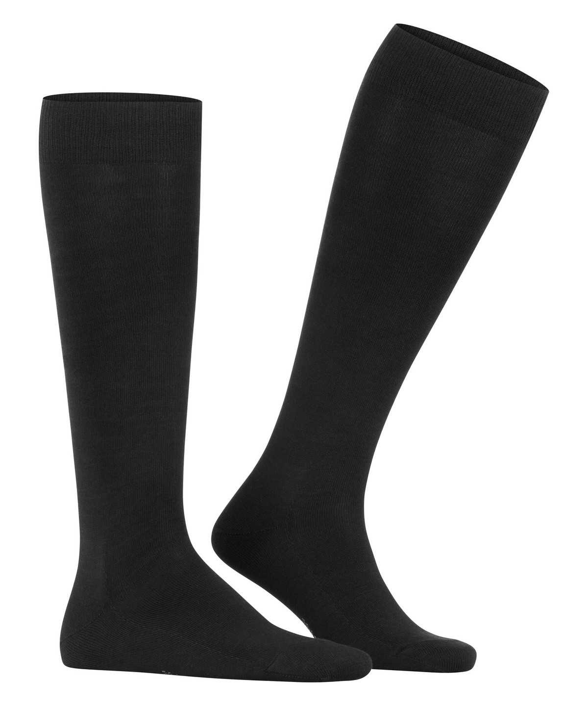 Falke Family Knee-high Socks Zokni Férfi Fekete | GSBM-35106