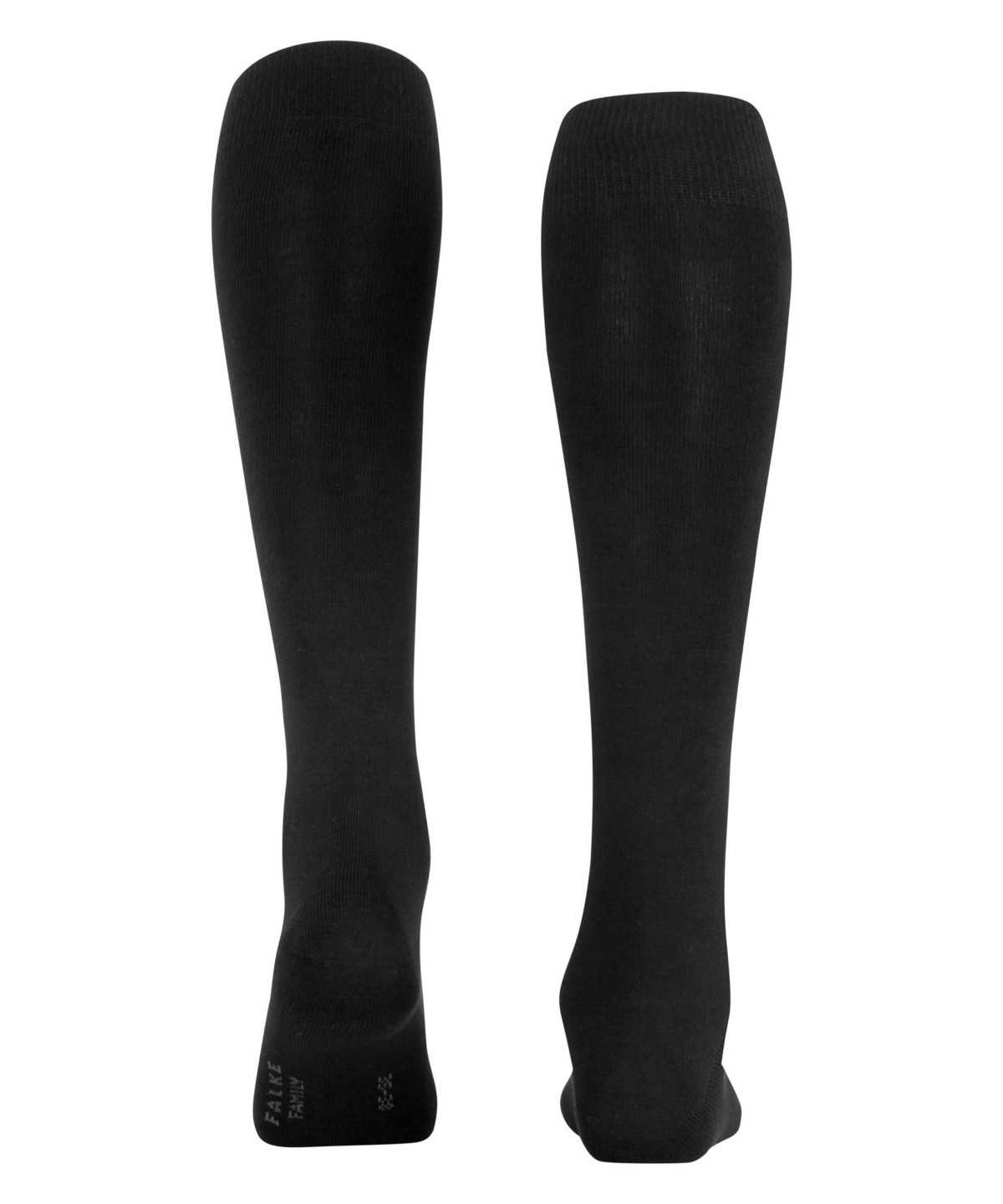 Falke Family Knee-high Socks Zokni Női Fekete | BEFV-06258