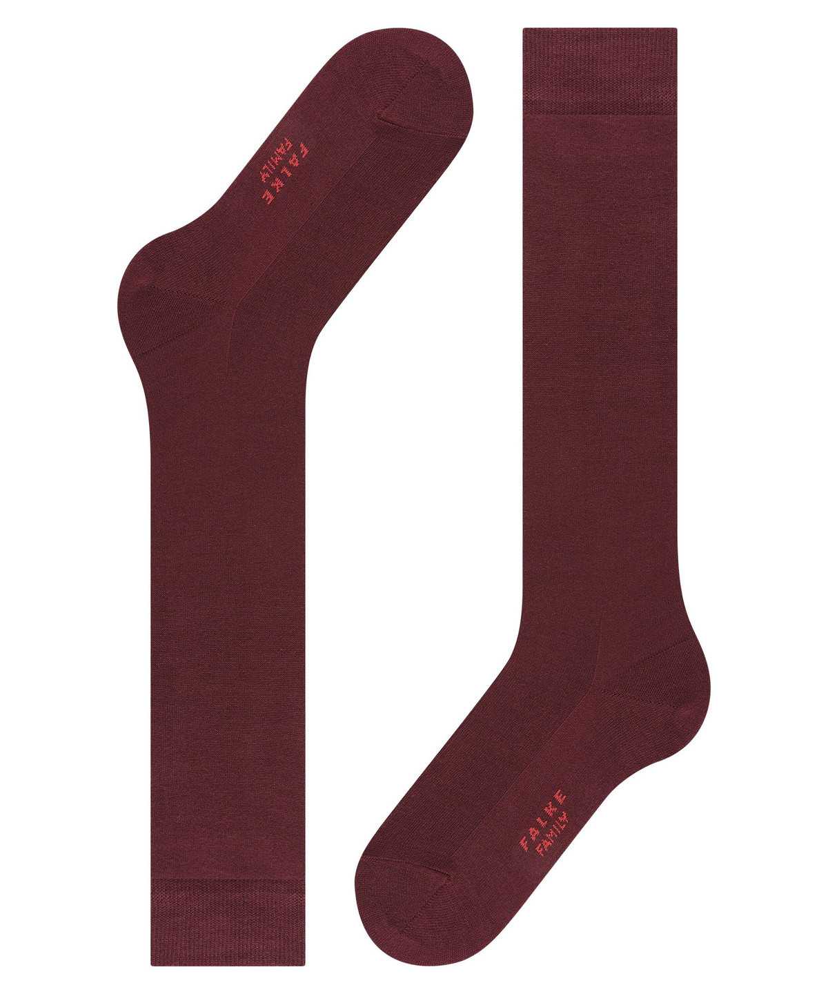 Falke Family Knee-high Socks Zokni Női Piros | GVBR-58726