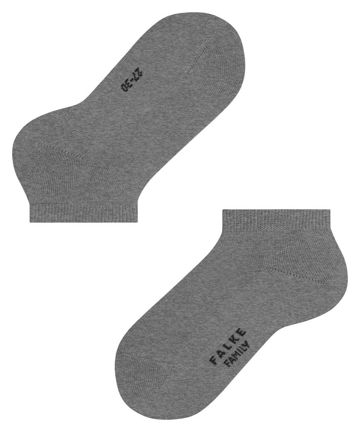 Falke Family Sneaker socks Zokni Gyerek Szürke | DFIC-18472