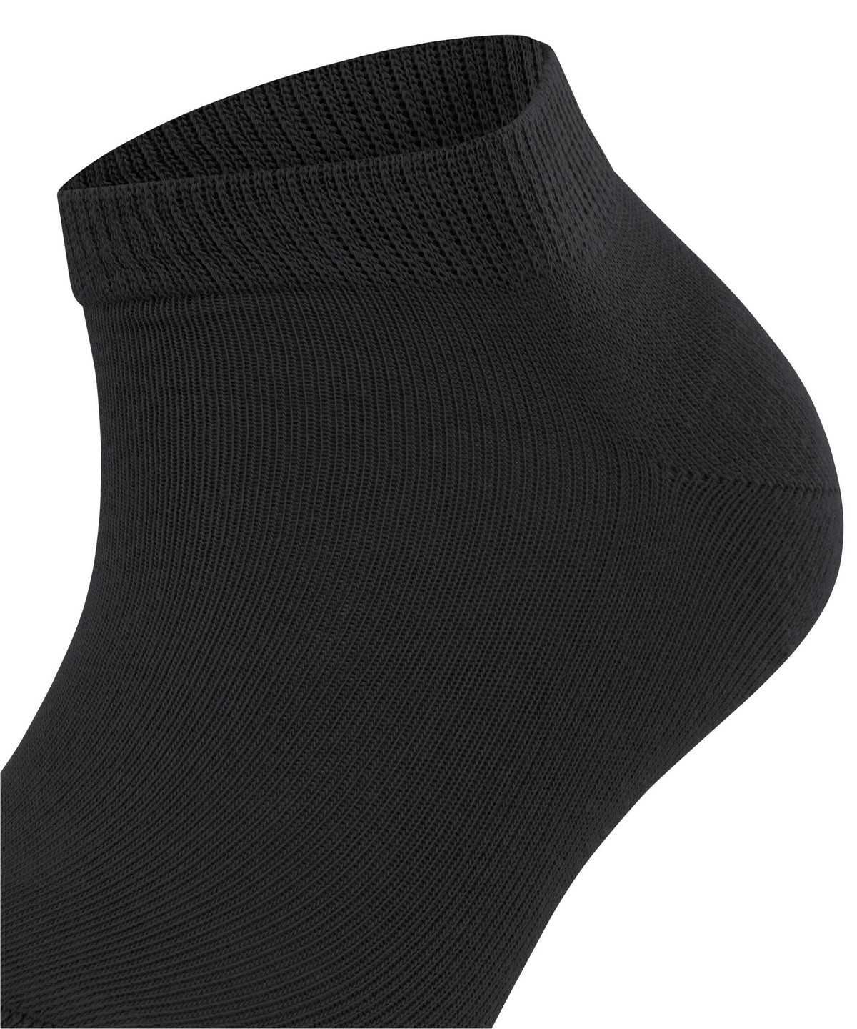 Falke Family Sneaker socks Zokni Női Fekete | HKFE-80732