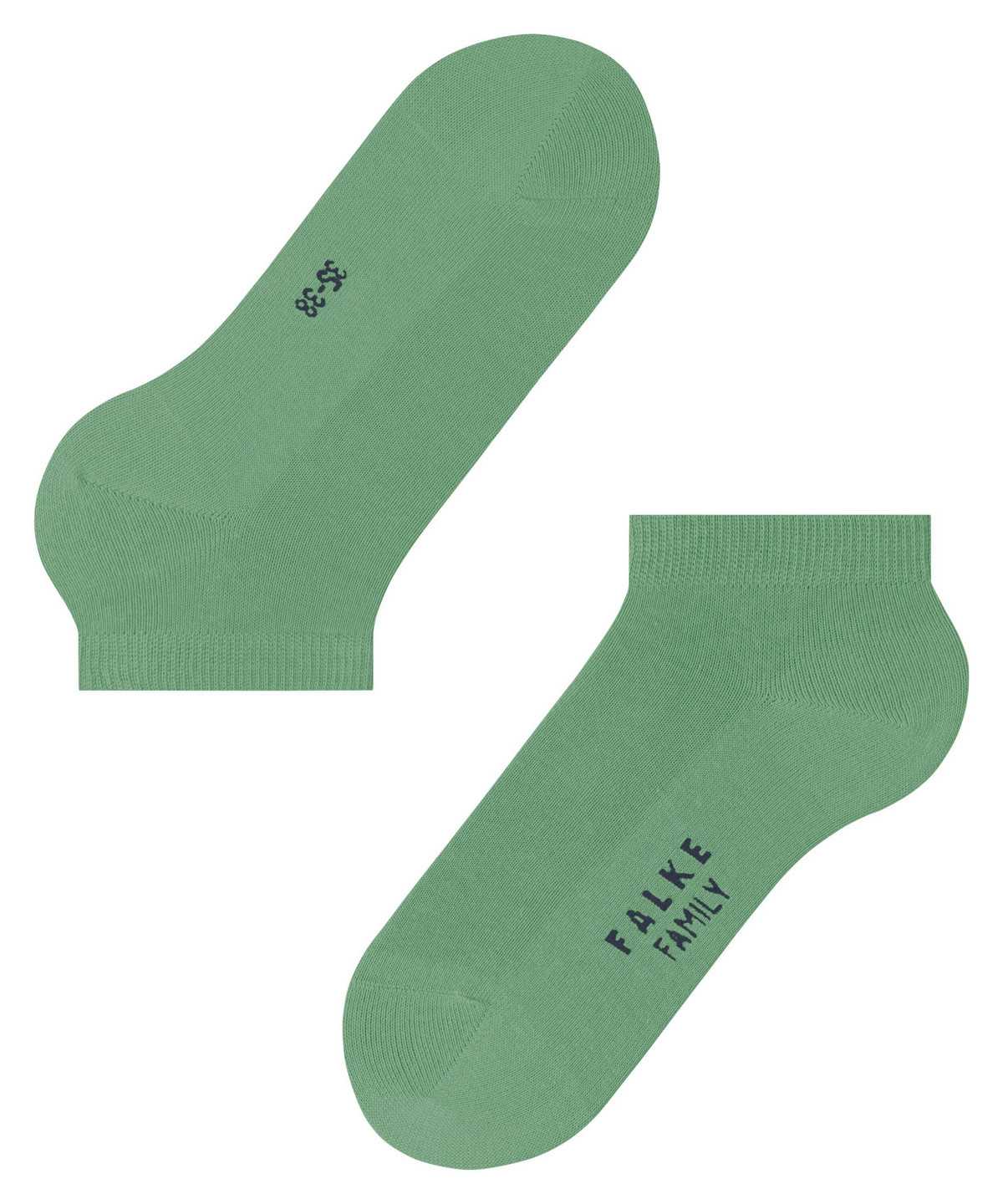 Falke Family Sneaker socks Zokni Női Zöld | ZDHR-42837