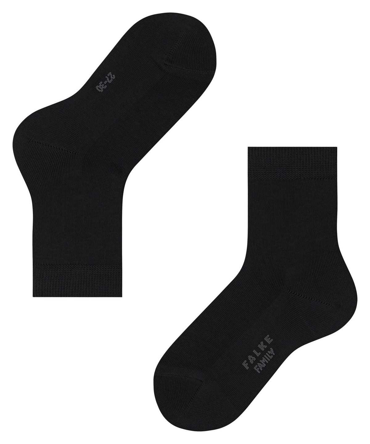 Falke Family Socks Zokni Gyerek Fekete | LENW-56247