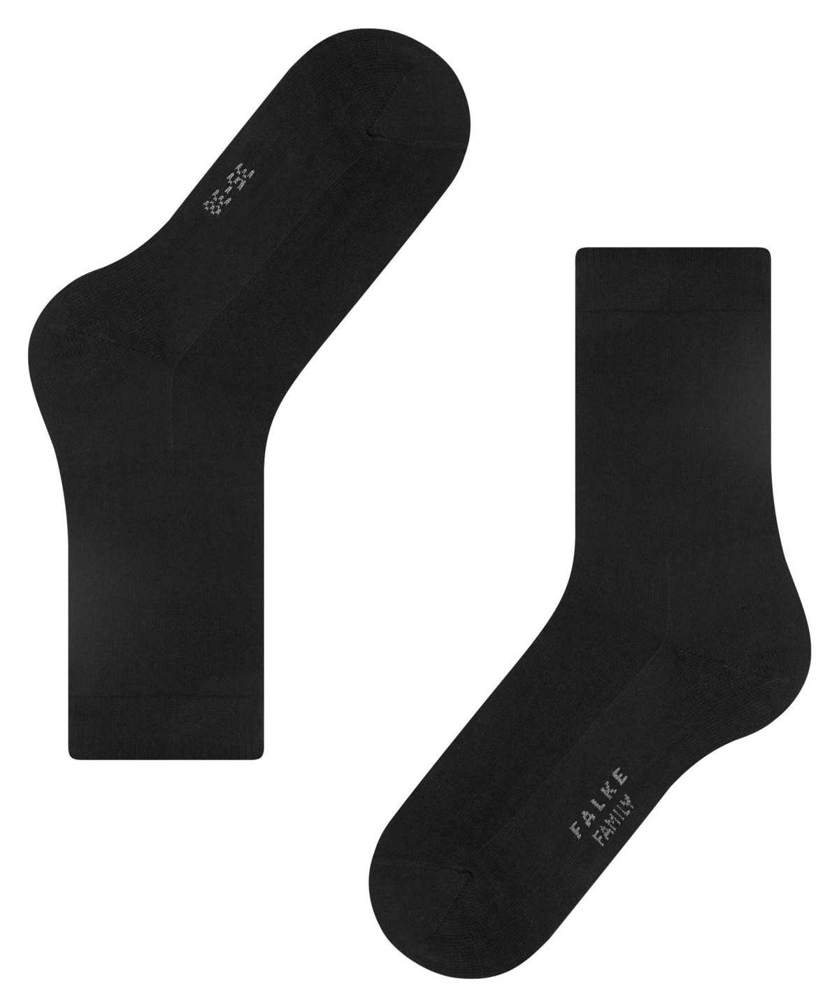 Falke Family Socks Zokni Női Fekete | RTNI-65738