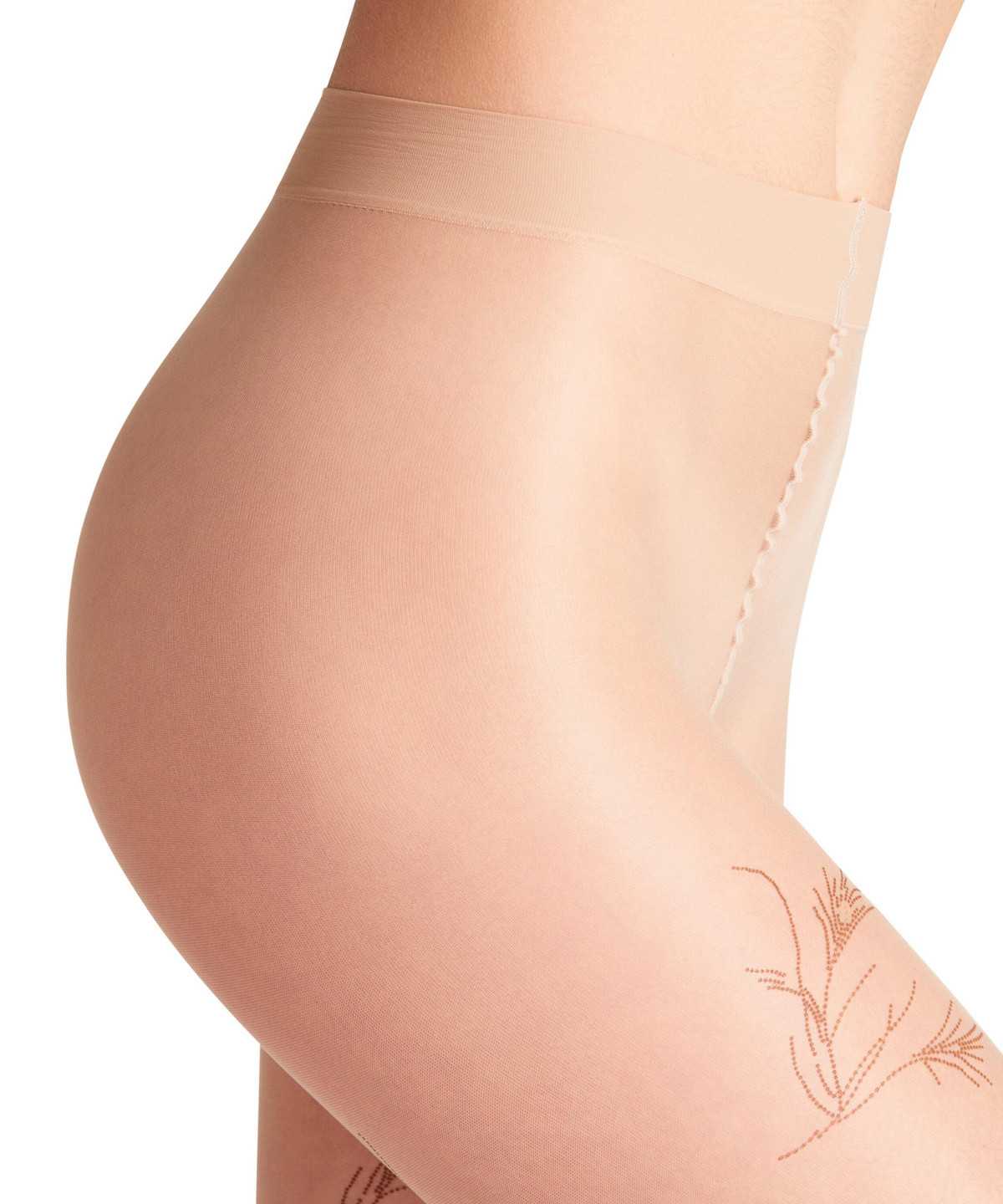 Falke Feather Herb 15 DEN Tights Tights Női Barna | XBIU-36128