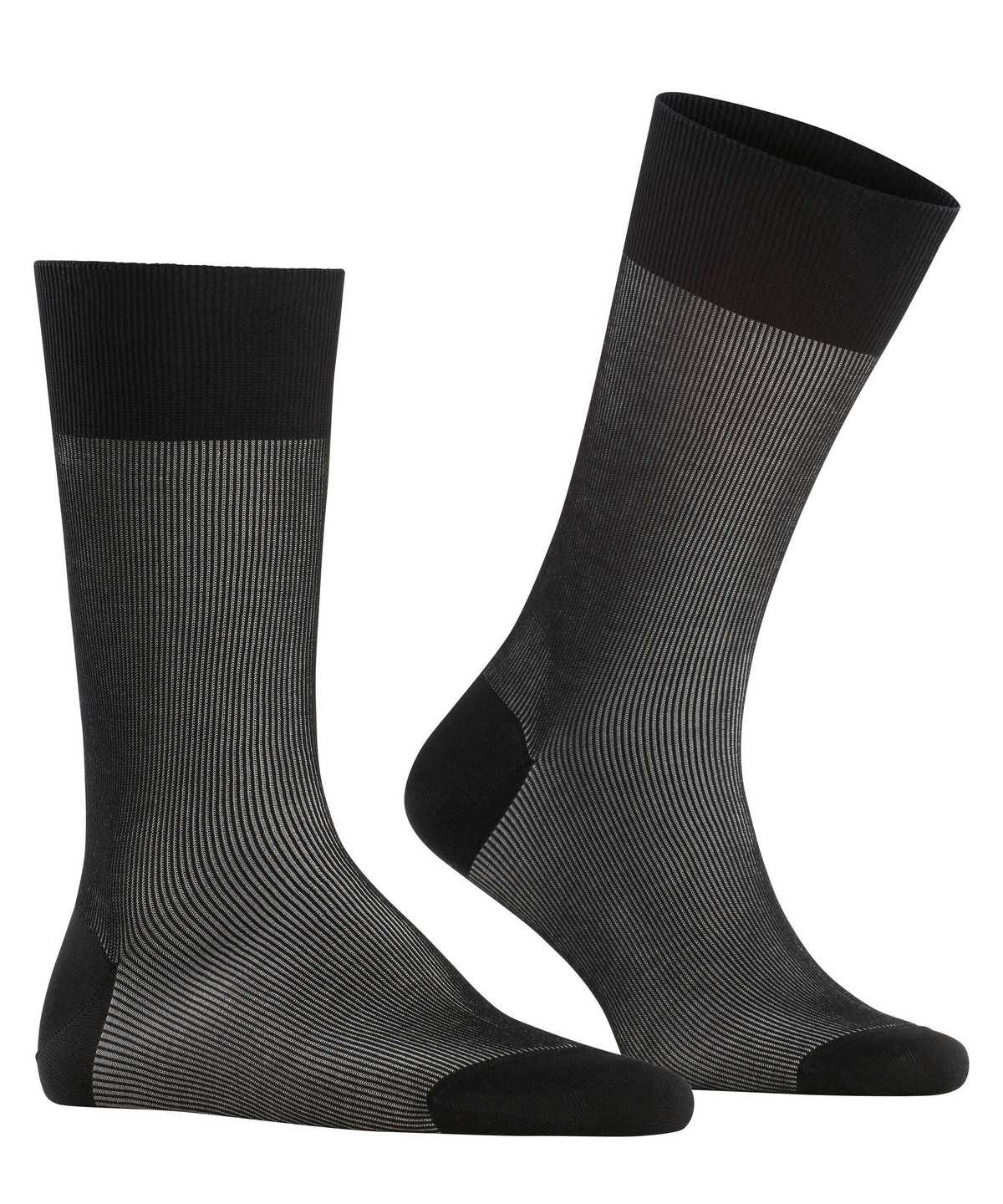 Falke Fine Shadow Socks Zokni Férfi Fekete | FZXU-62875