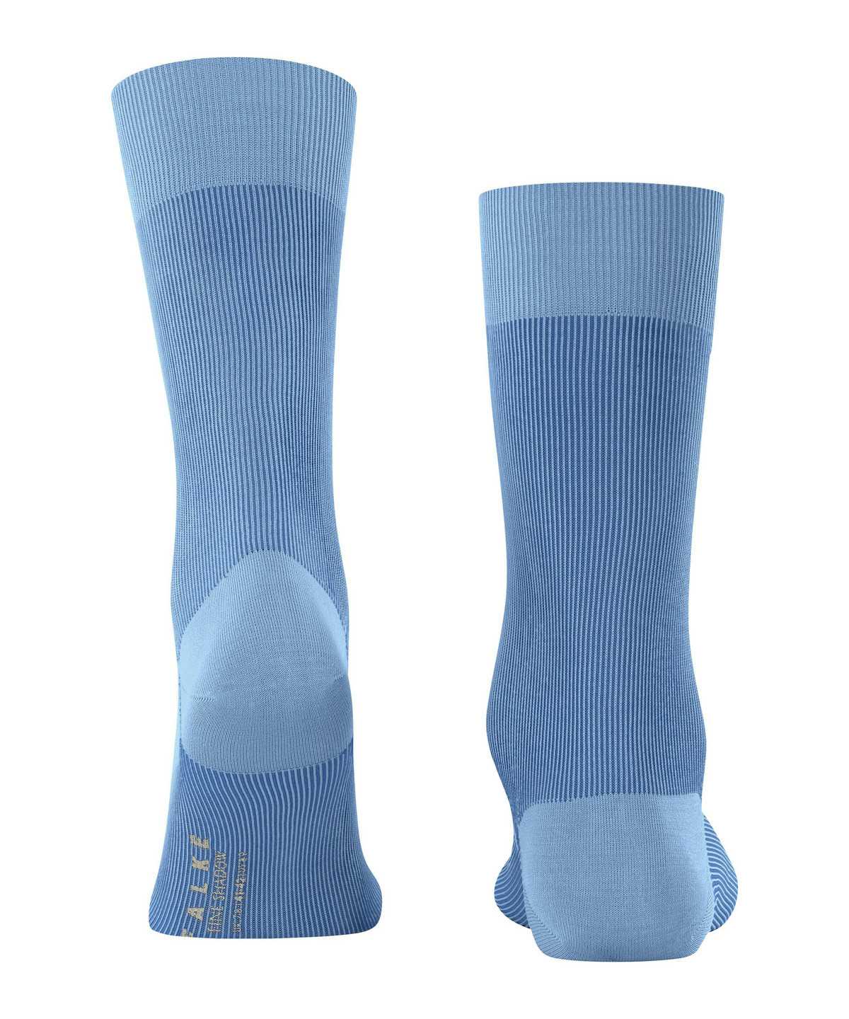 Falke Fine Shadow Socks Zokni Férfi Kék | KQNZ-65194