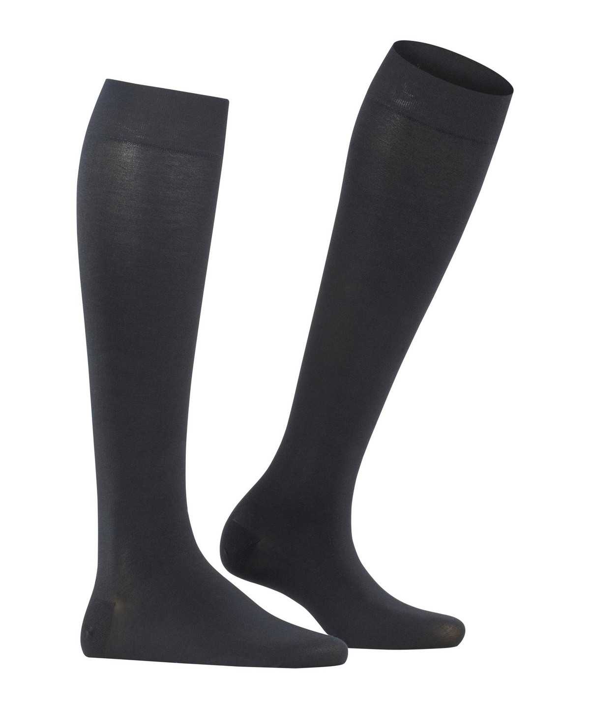 Falke Fine Softness 50 DEN Knee-high Socks Zokni Női Fekete | YOIK-15263