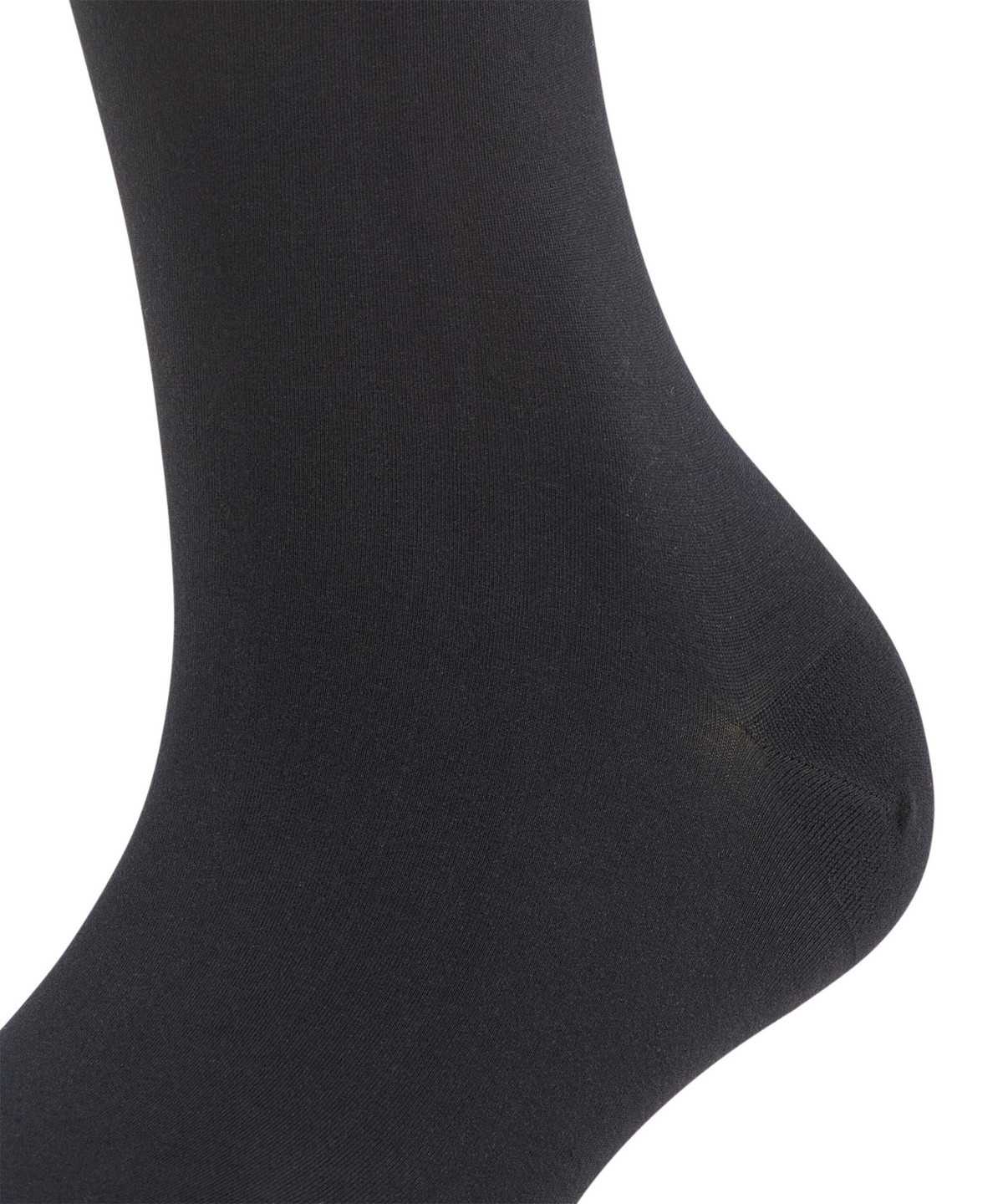 Falke Fine Softness 50 DEN Knee-high Socks Zokni Női Fekete | YOIK-15263