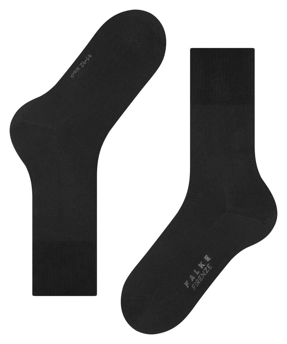 Falke Firenze Socks Zokni Férfi Fekete | PLBQ-63085