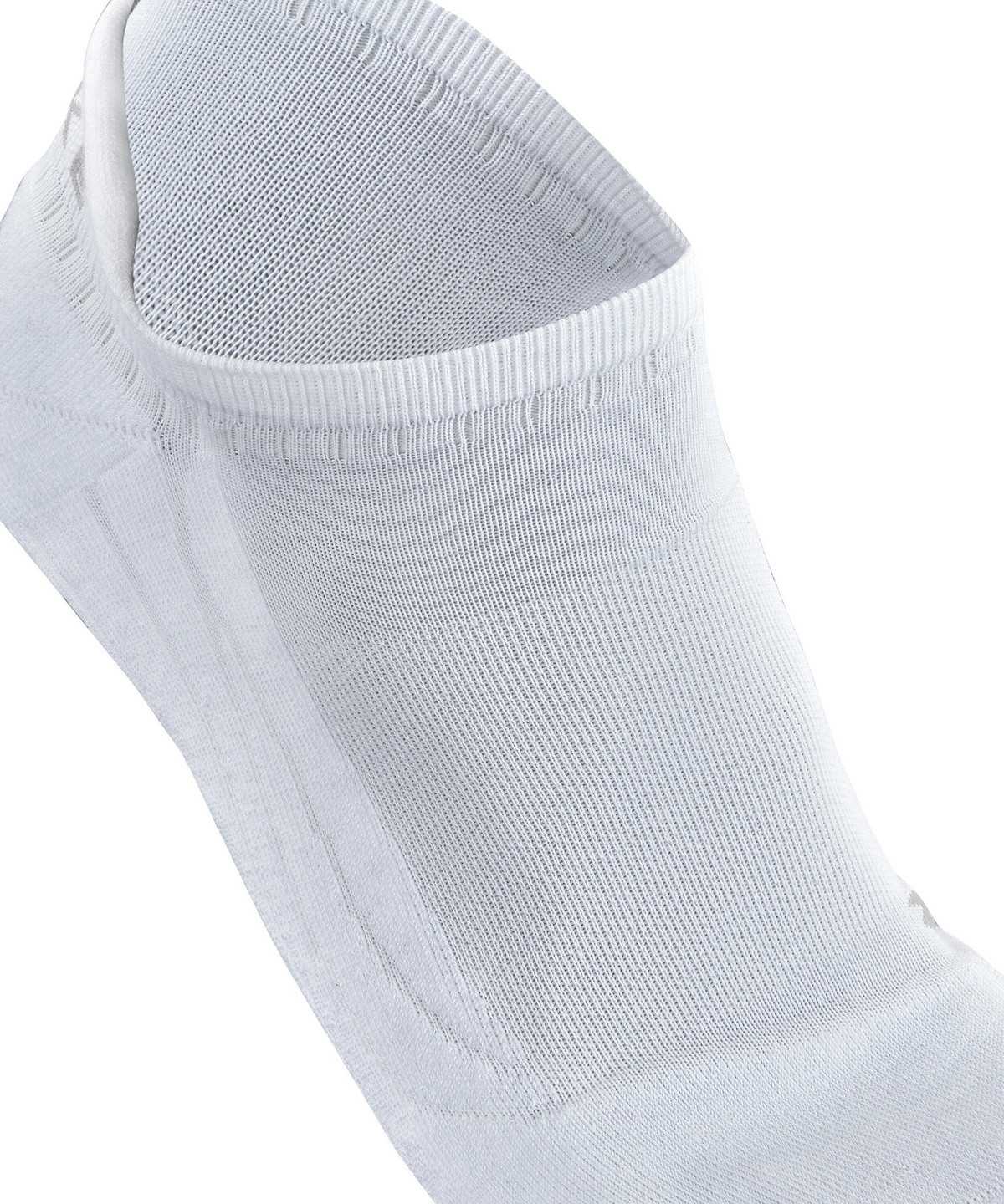 Falke GO2 Invisible Golf Invisibles No Show Socks Férfi Fehér | BWKZ-30561