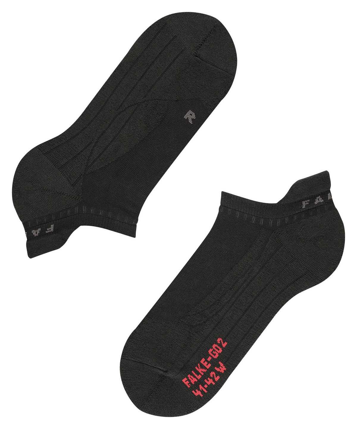 Falke GO2 Invisible Golf Invisibles Sports Socks Női Fekete | FVCM-30521