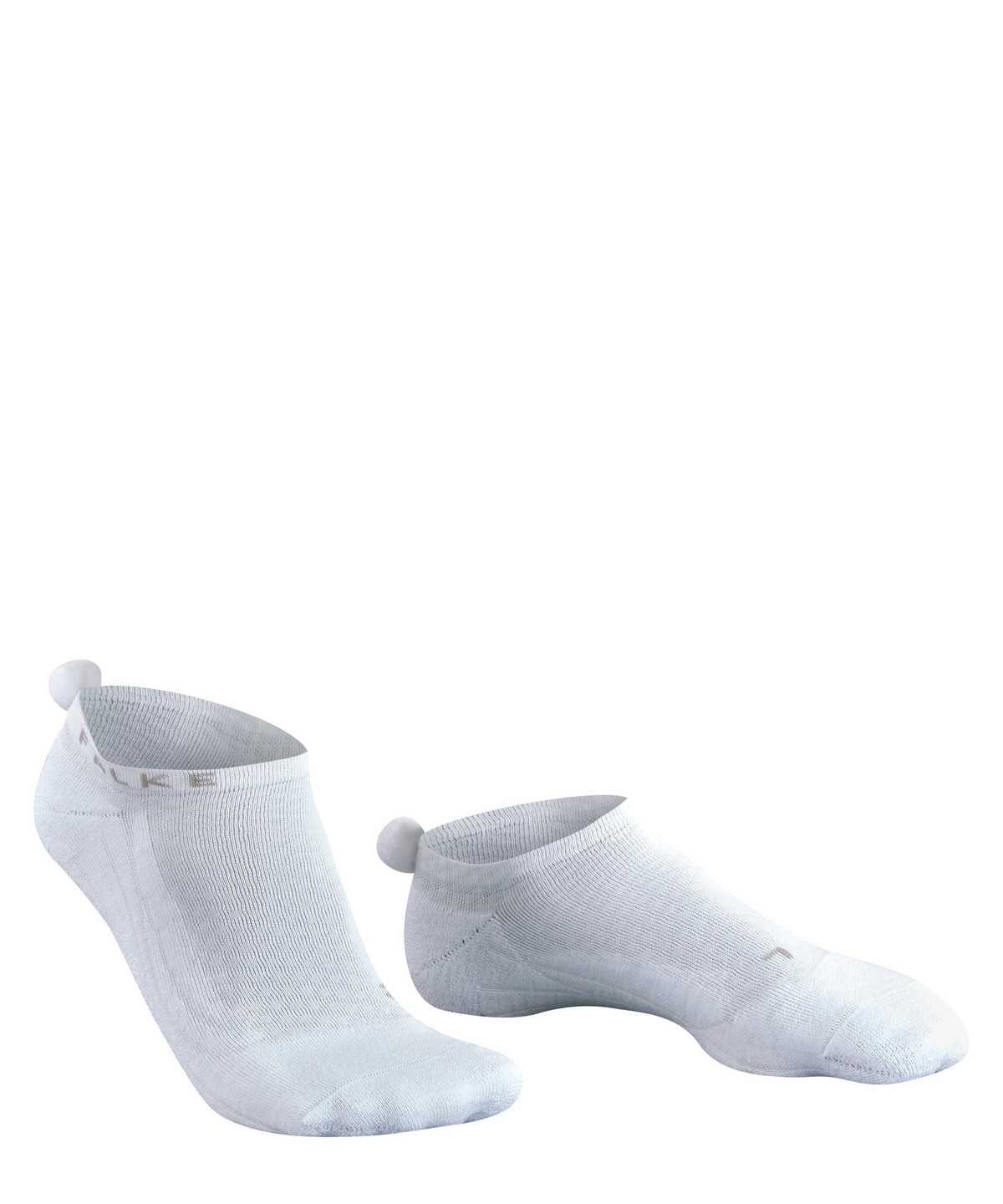 Falke GO2 Pompom Golf Invisibles Sports Socks Női Fehér | WQMI-47352