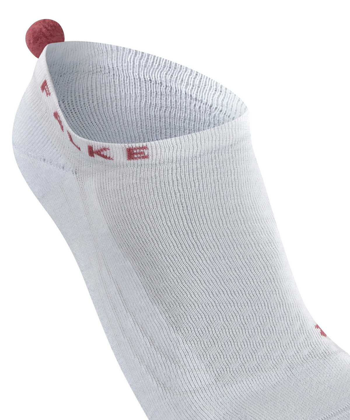 Falke GO2 Pompom Golf Invisibles Sports Socks Női Fehér | RVID-16578