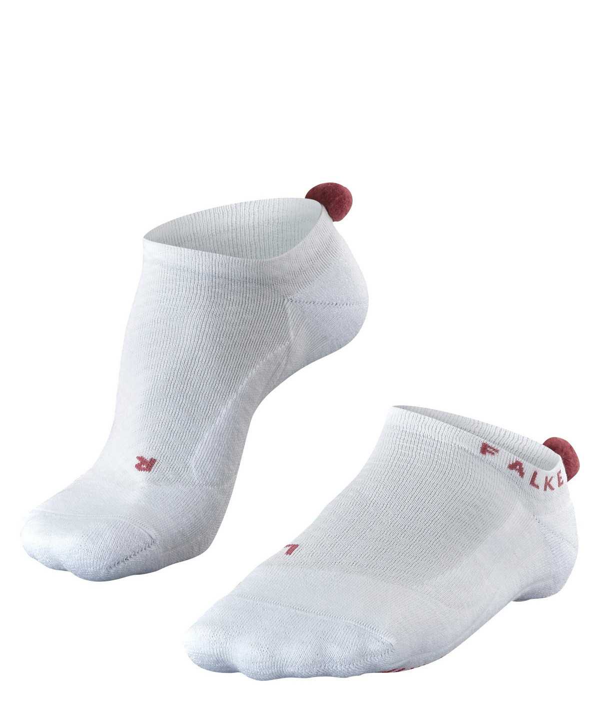 Falke GO2 Pompom Golf Invisibles Sports Socks Női Fehér | RVID-16578