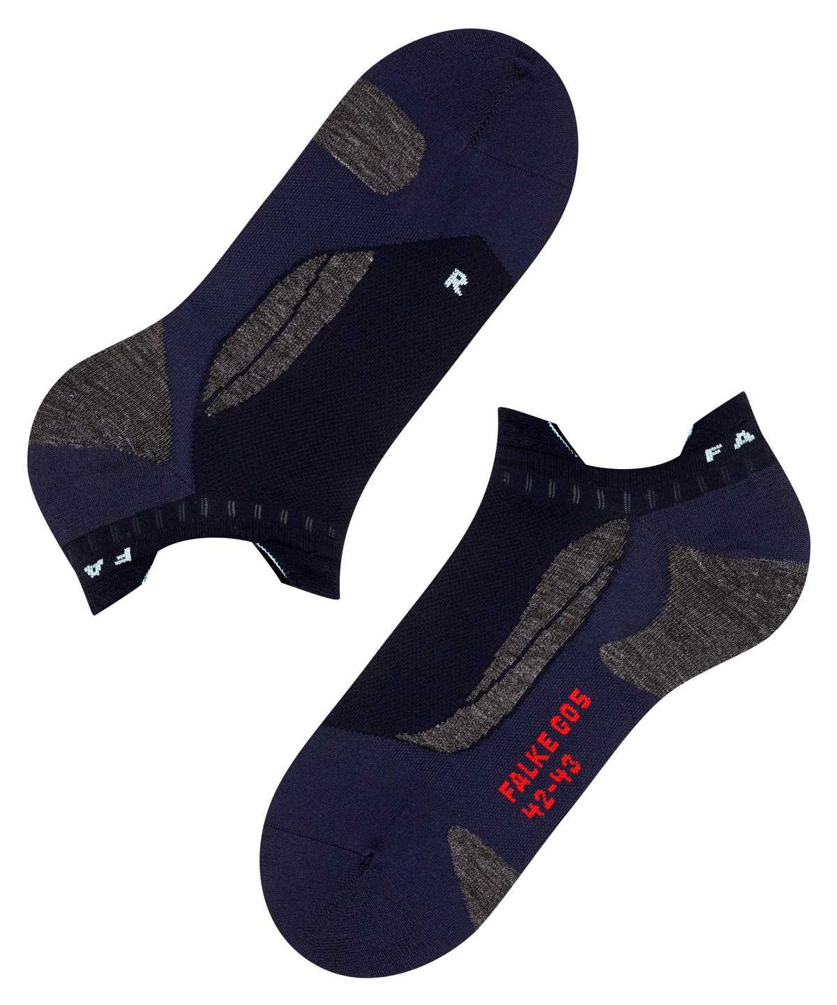 Falke GO5 Invisible Golf Invisibles No Show Socks Férfi Kék | UOTF-42768