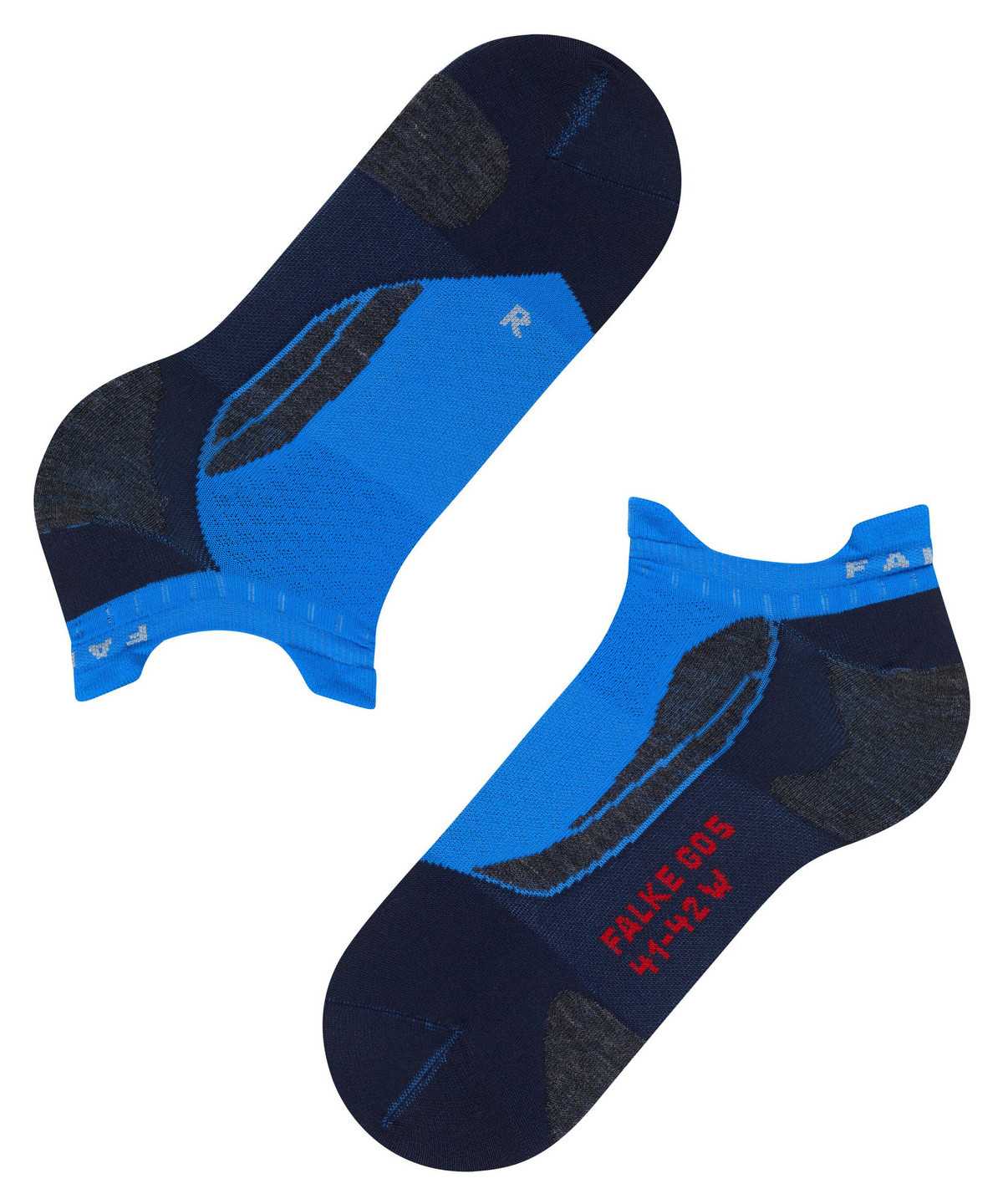 Falke GO5 Invisible Golf Invisibles Sports Socks Női Kék | JVBM-09426