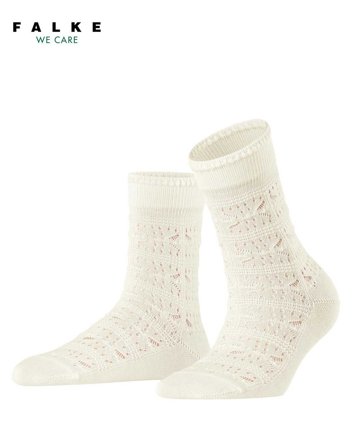 Falke Granny Square Socks Zokni Női Fehér | WVRE-81065