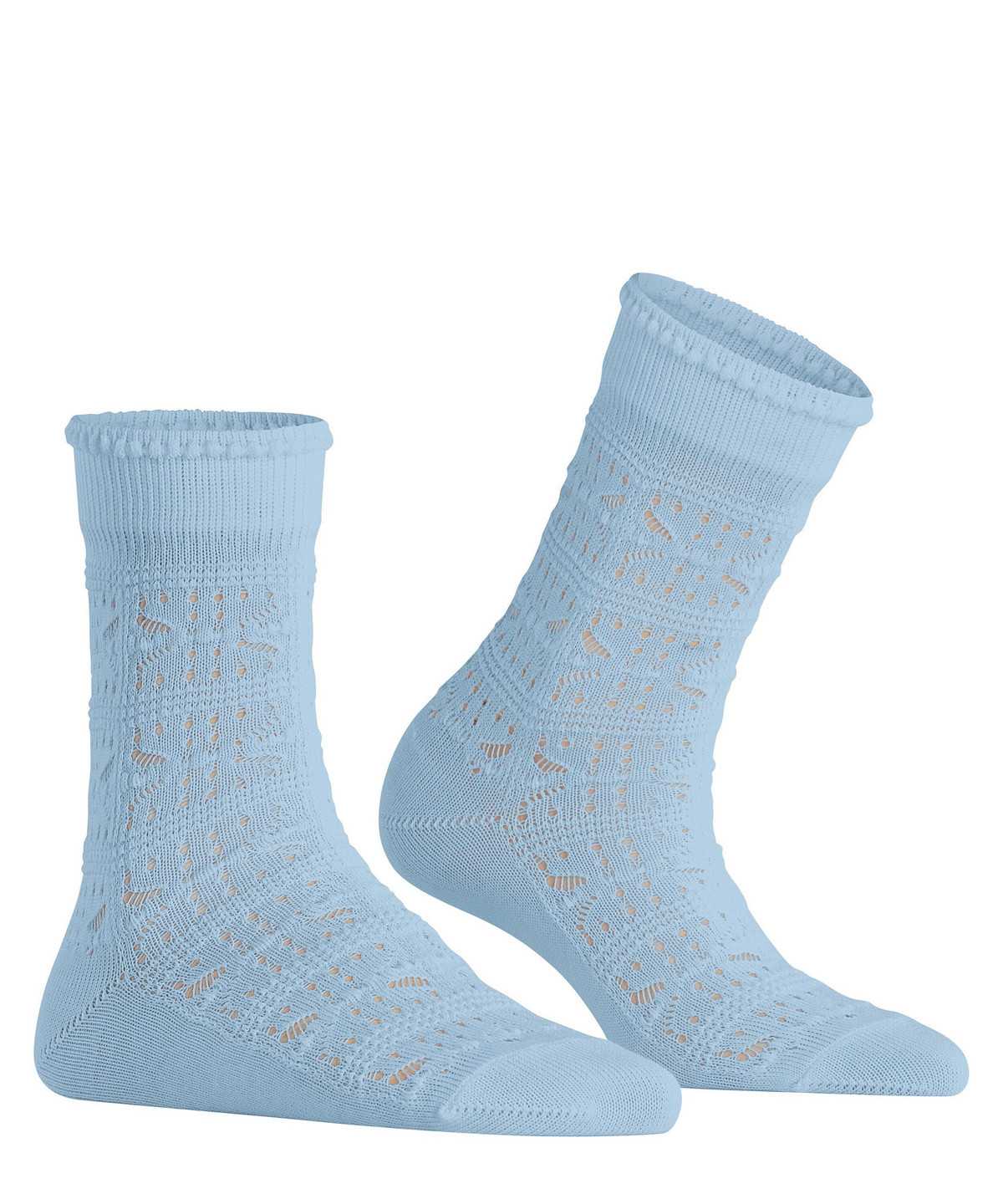 Falke Granny Square Socks Zokni Női Kék | MCES-14978