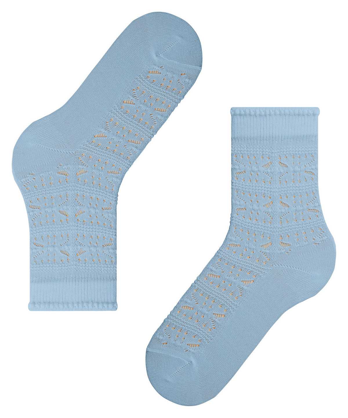 Falke Granny Square Socks Zokni Női Kék | MCES-14978