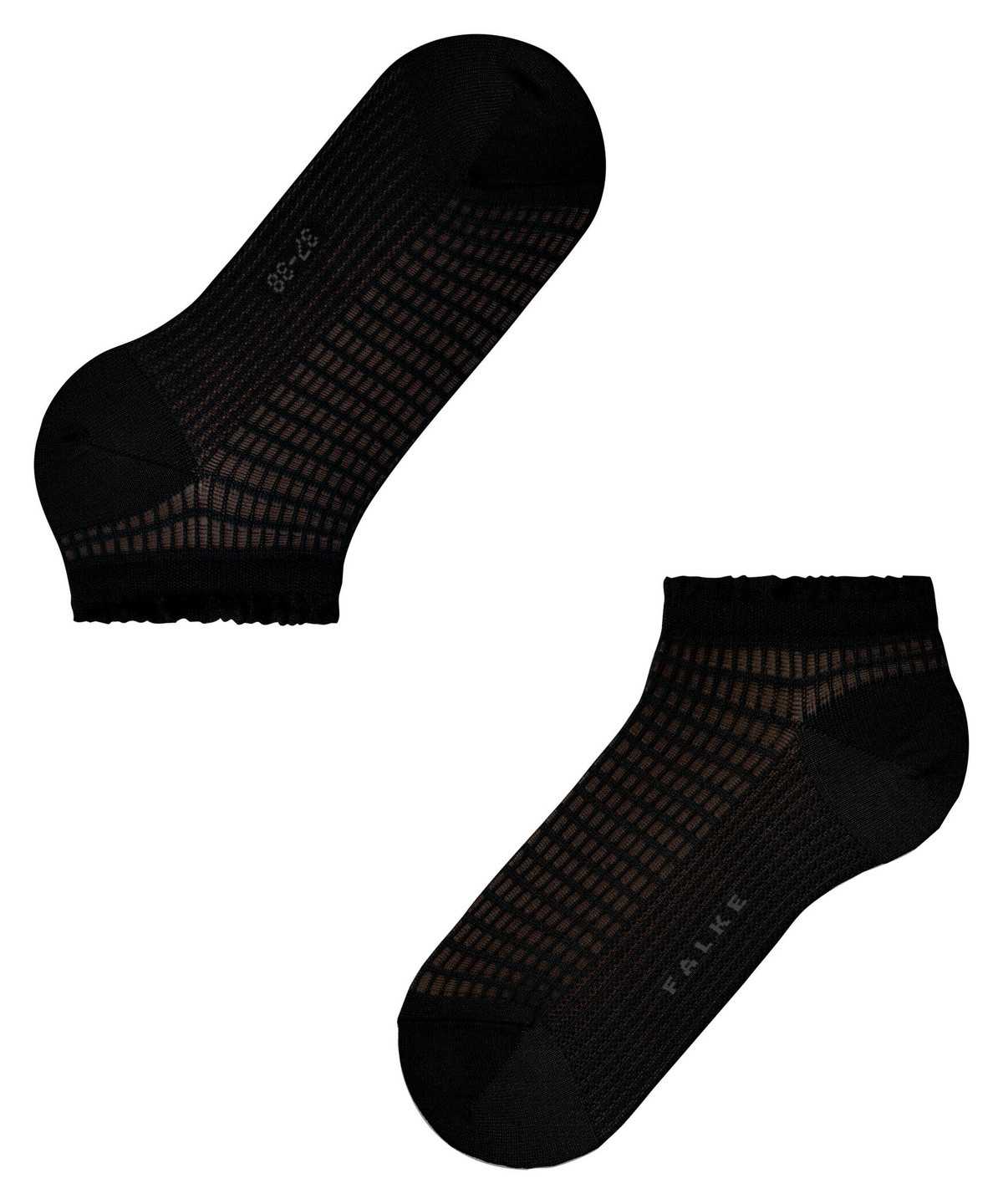 Falke Grassbraid Sneaker Socks Zokni Női Fekete | AVXC-86741