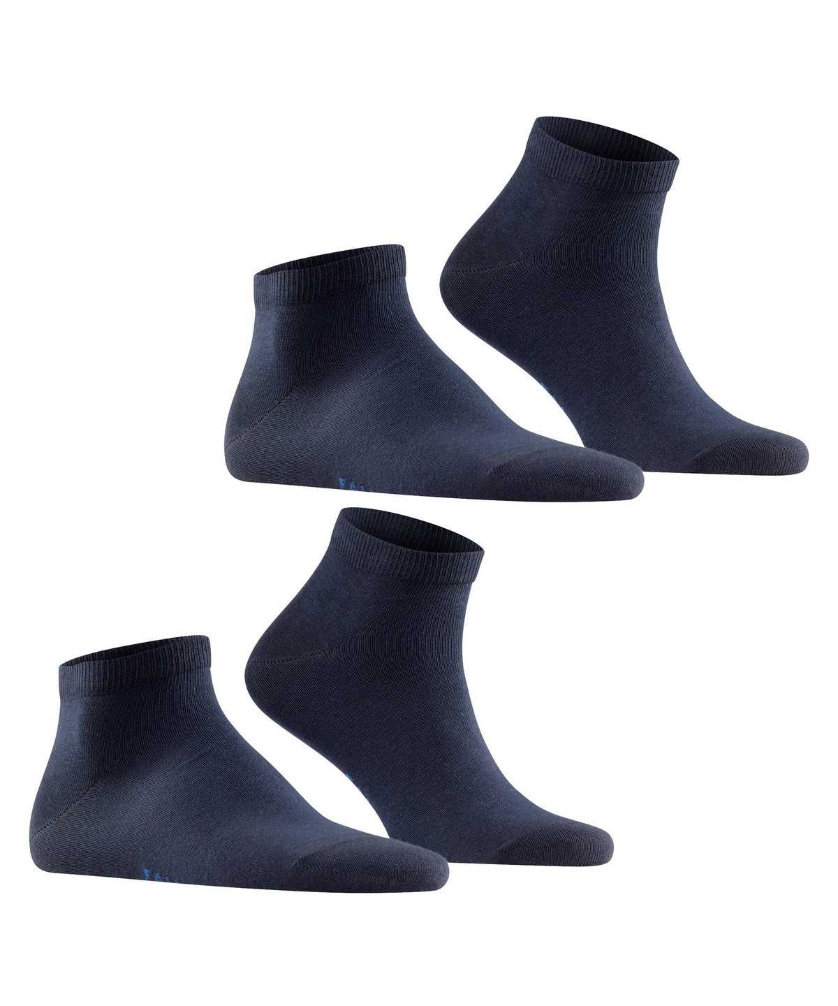 Falke Happy 2-Pack Sneaker socks Zokni Férfi Kék | RBKL-97803