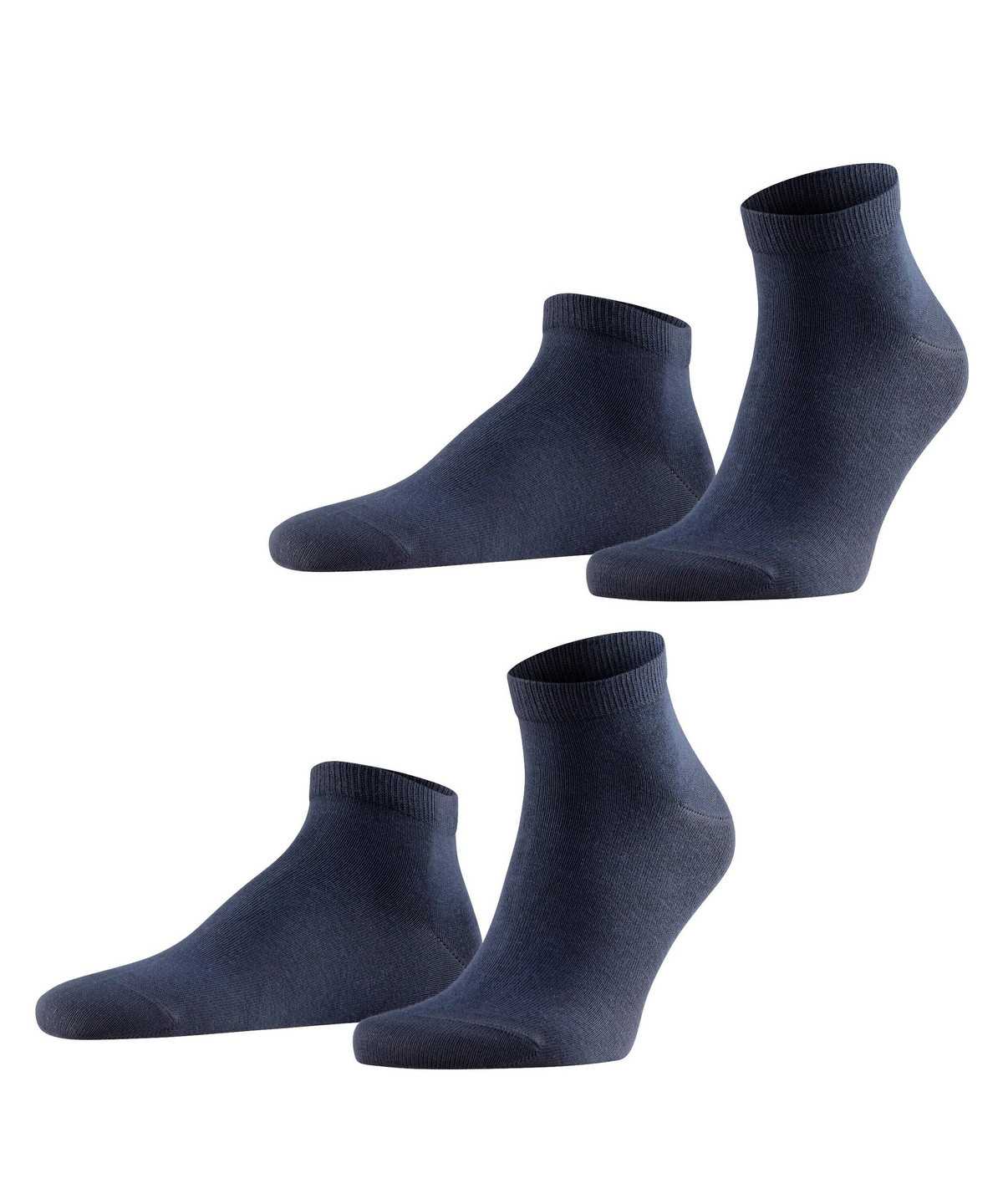 Falke Happy 2-Pack Sneaker socks Zokni Férfi Kék | RBKL-97803