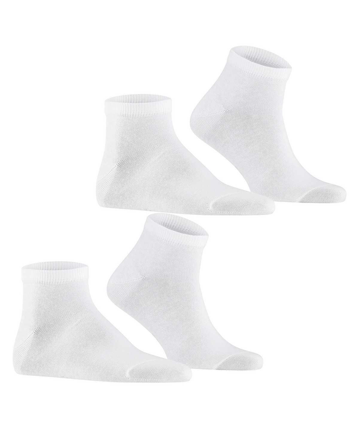 Falke Happy 2-Pack Sneaker socks Zokni Férfi Fehér | RIAN-04359