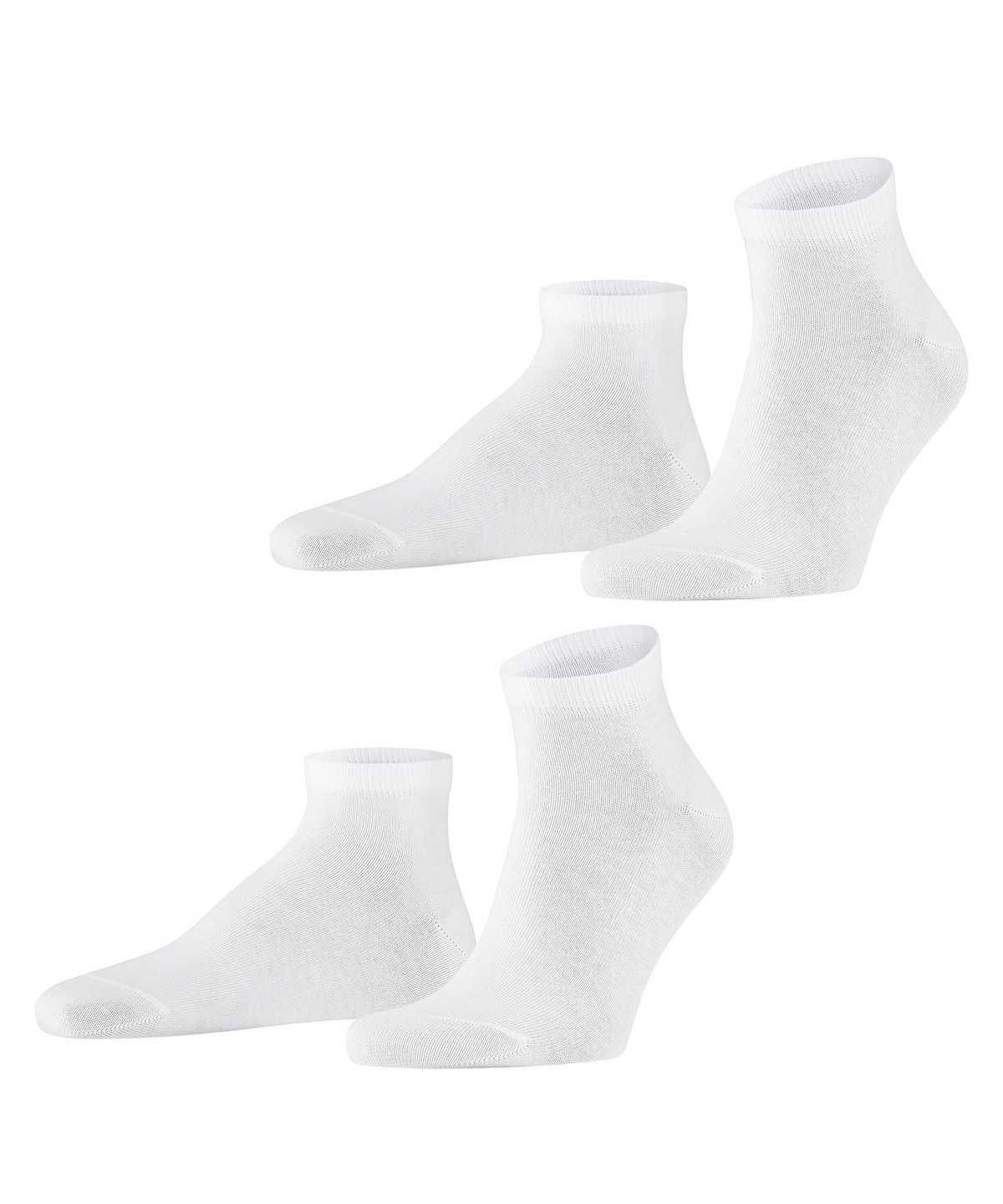 Falke Happy 2-Pack Sneaker socks Zokni Férfi Fehér | RIAN-04359