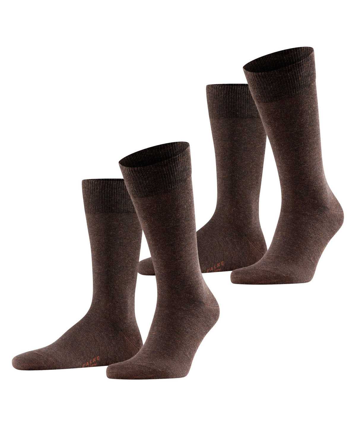 Falke Happy 2-Pack Socks Zokni Férfi Barna | ALWU-31750