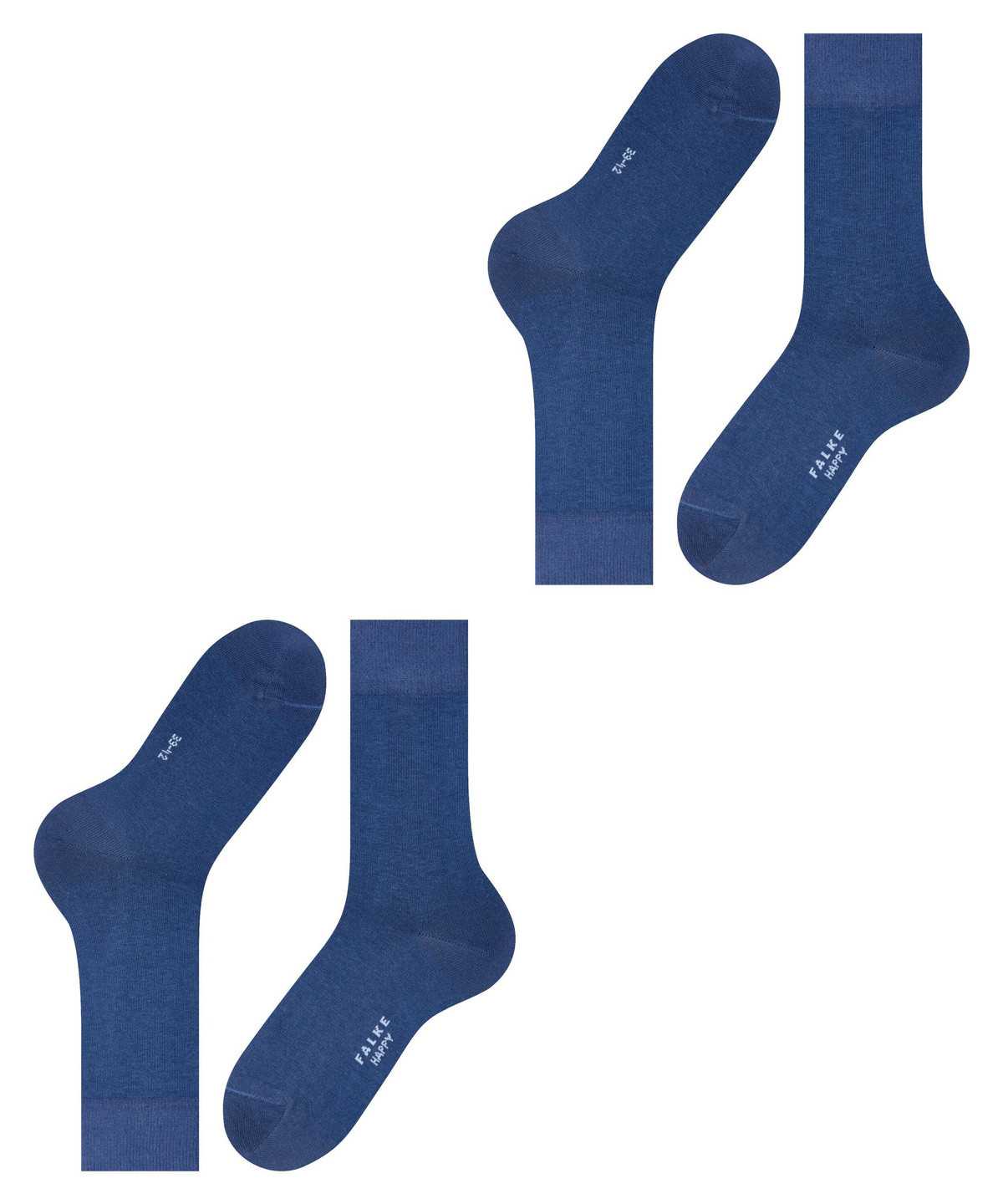 Falke Happy 2-Pack Socks Zokni Férfi Kék | CHQU-03429