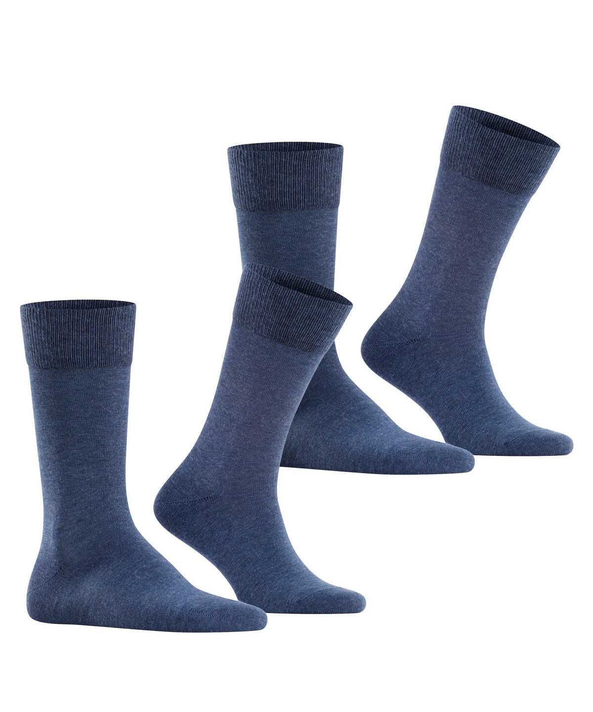 Falke Happy 2-Pack Socks Zokni Férfi Kék | QCOU-95803