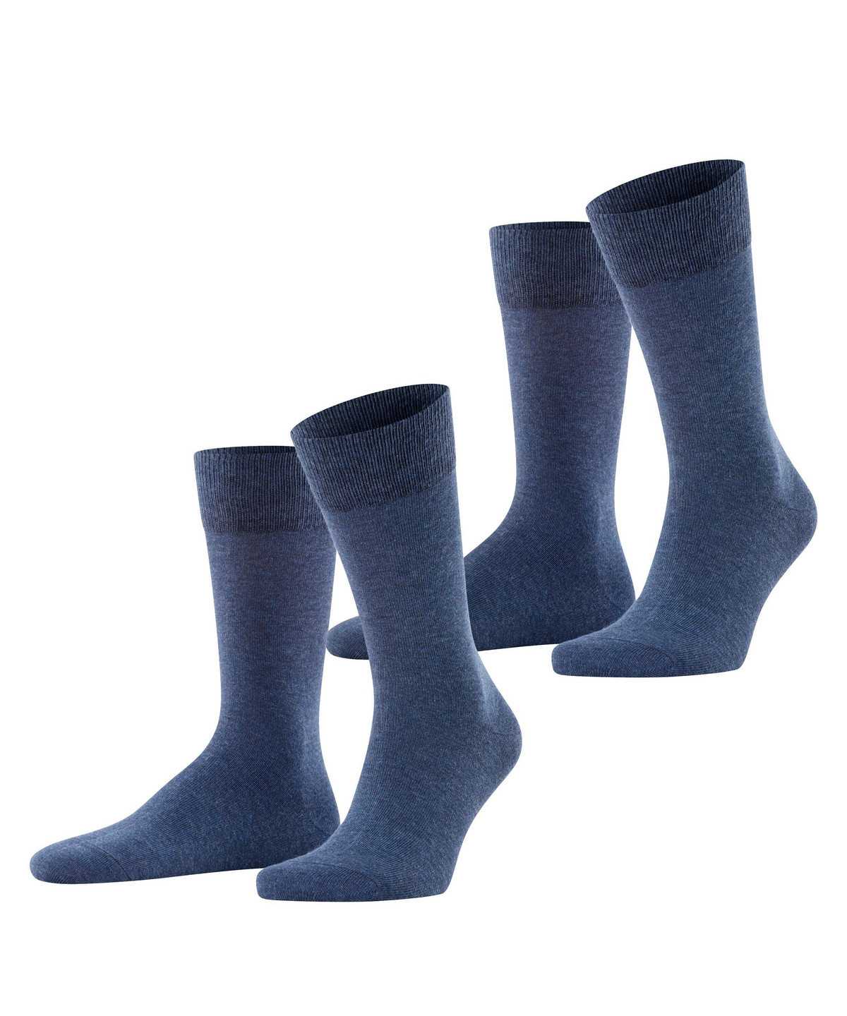 Falke Happy 2-Pack Socks Zokni Férfi Kék | QCOU-95803