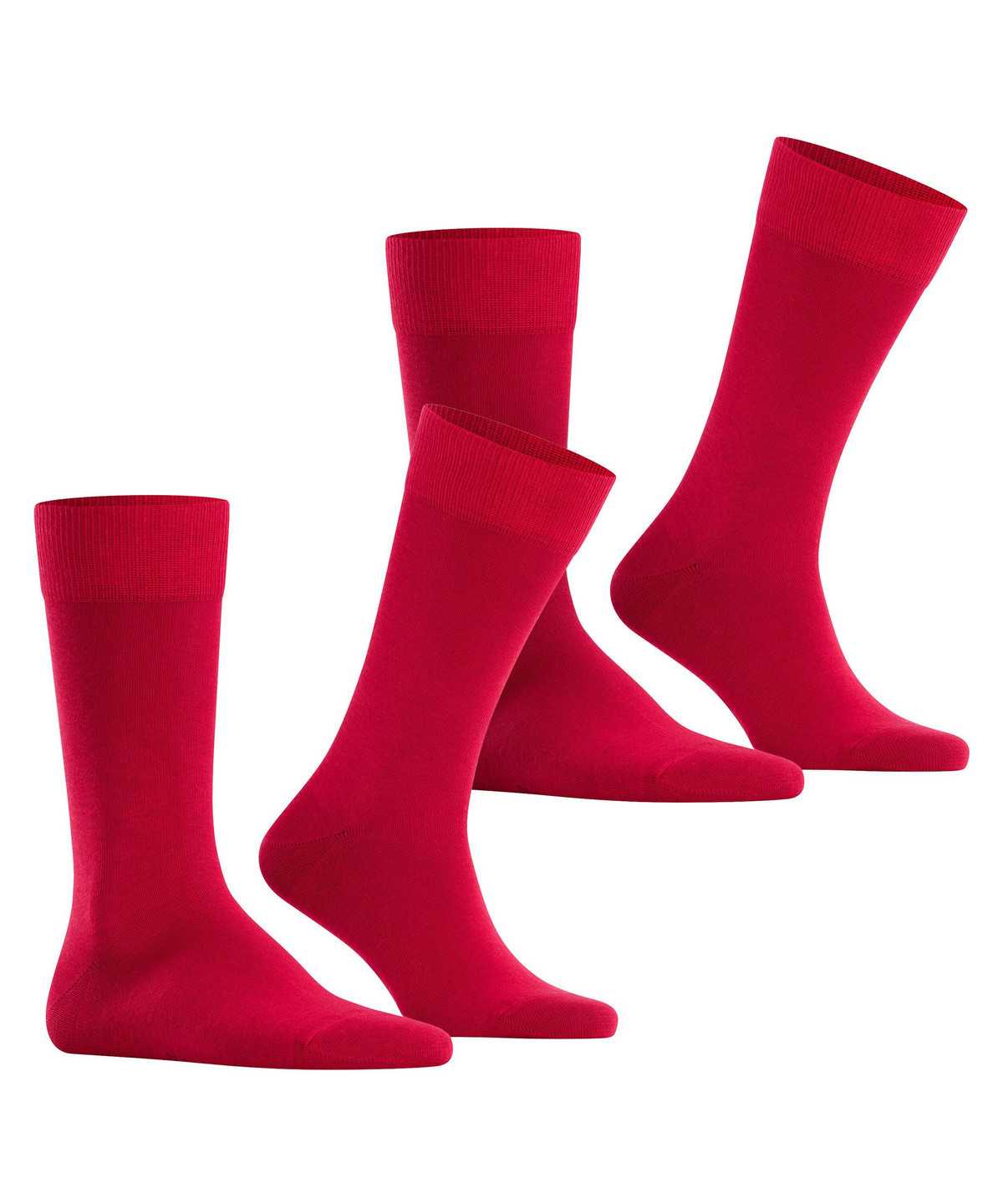 Falke Happy 2-Pack Socks Zokni Férfi Piros | IXQF-02681