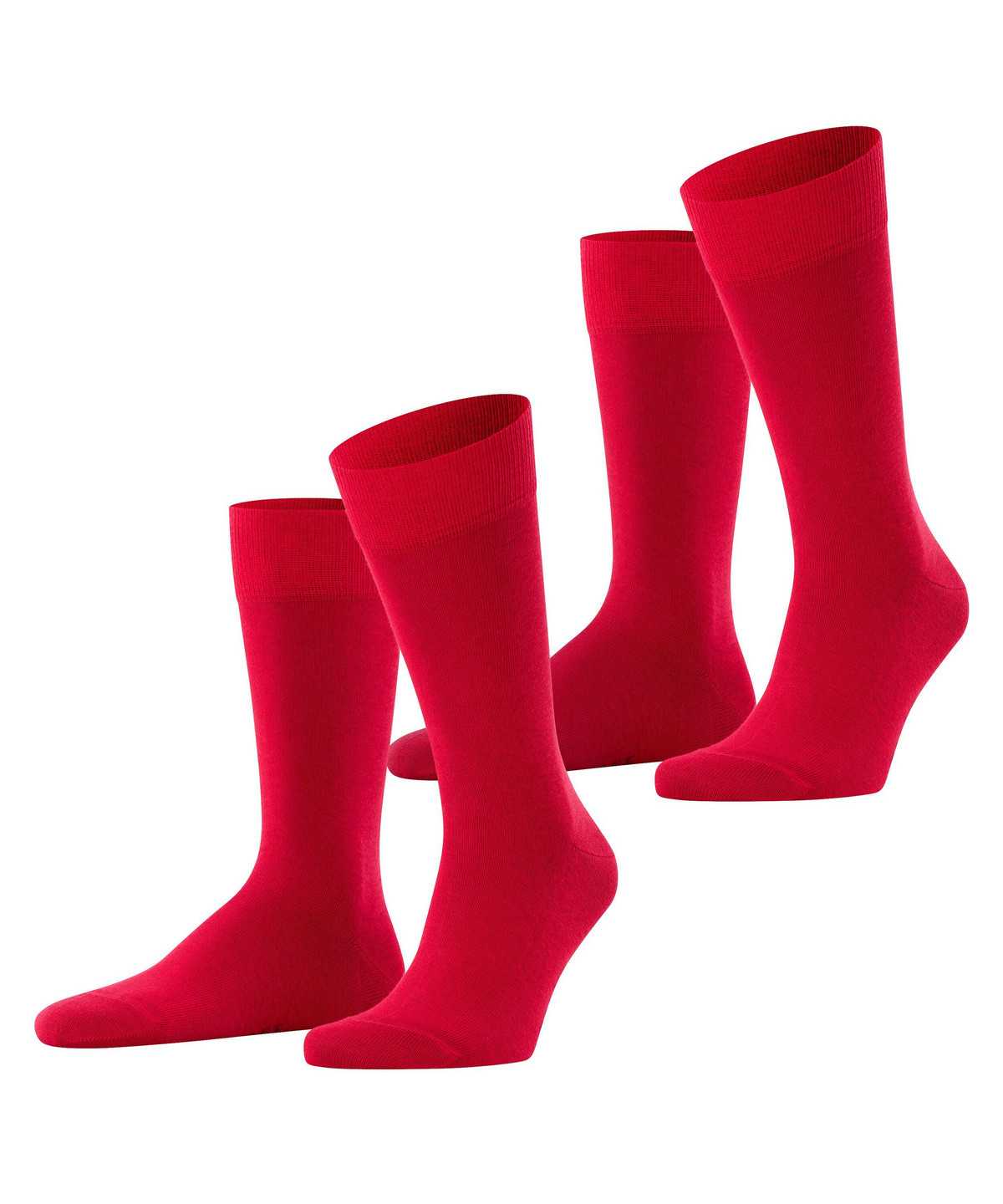 Falke Happy 2-Pack Socks Zokni Férfi Piros | IXQF-02681