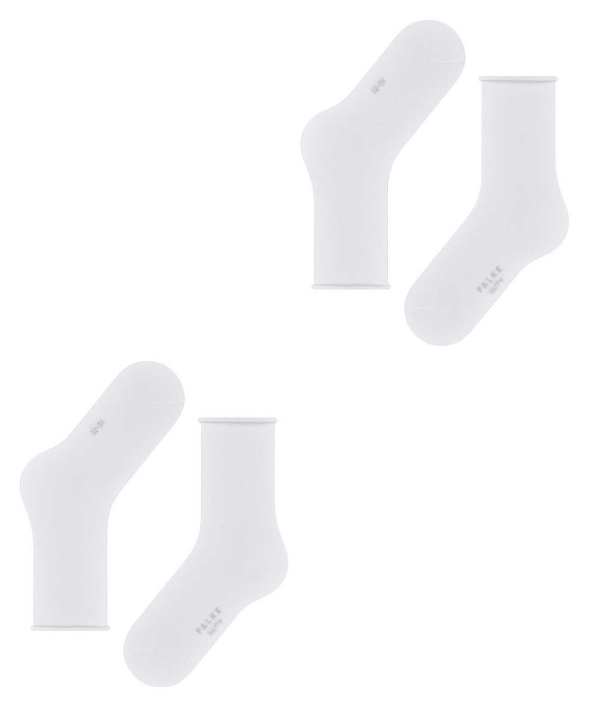 Falke Happy 2-Pack Socks Zokni Női Fehér | LNIU-60589