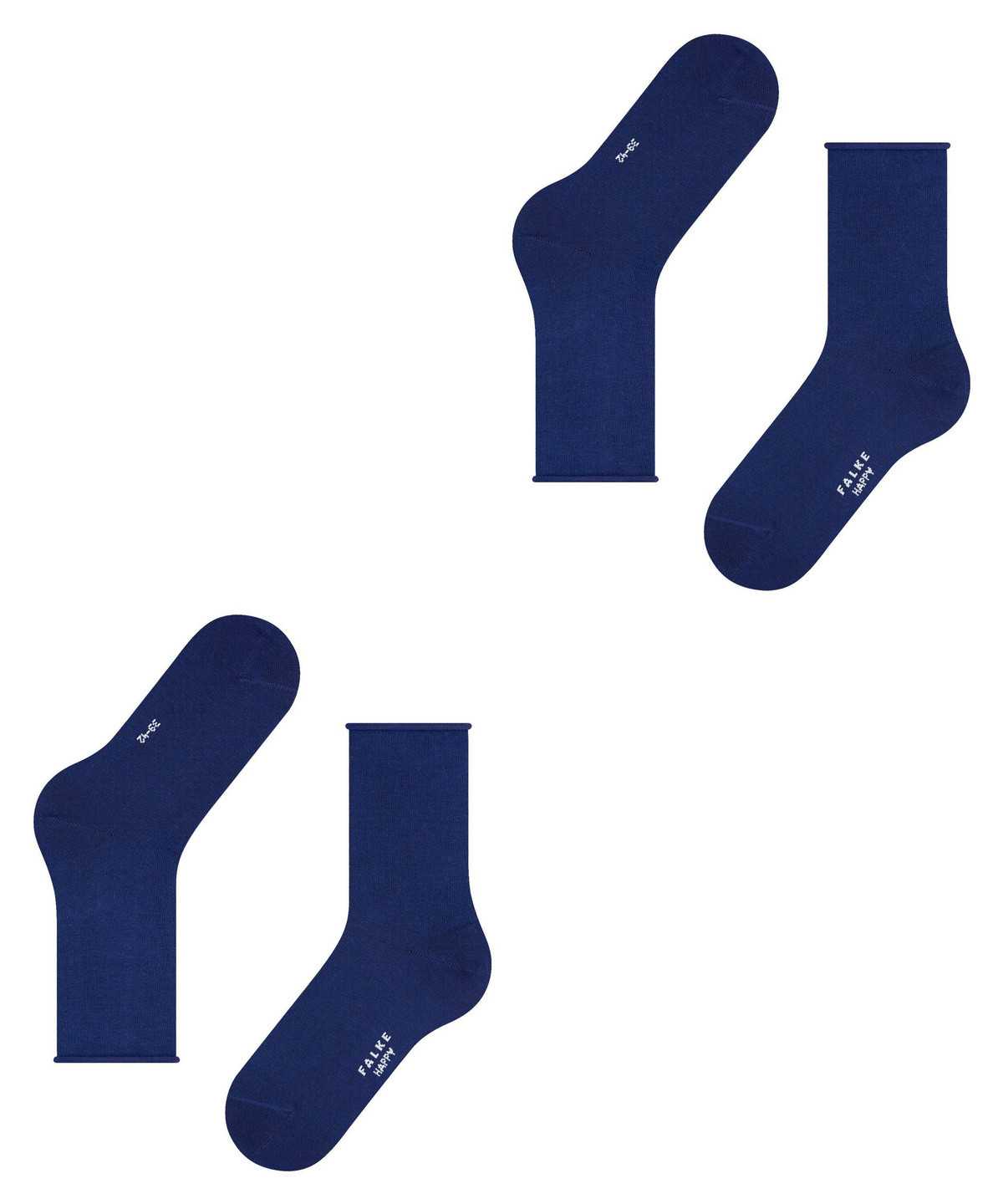 Falke Happy 2-Pack Socks Zokni Női Kék | NHOZ-16420