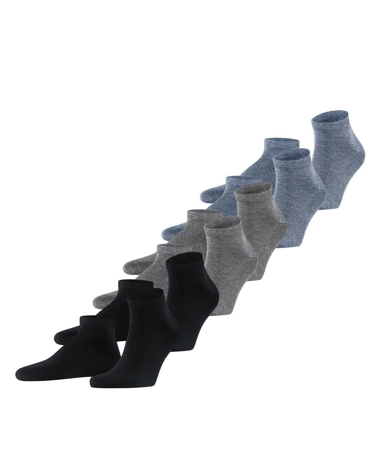 Falke Happy 6-Pack Sneaker socks Zokni Férfi Multicolored | OPLQ-09346