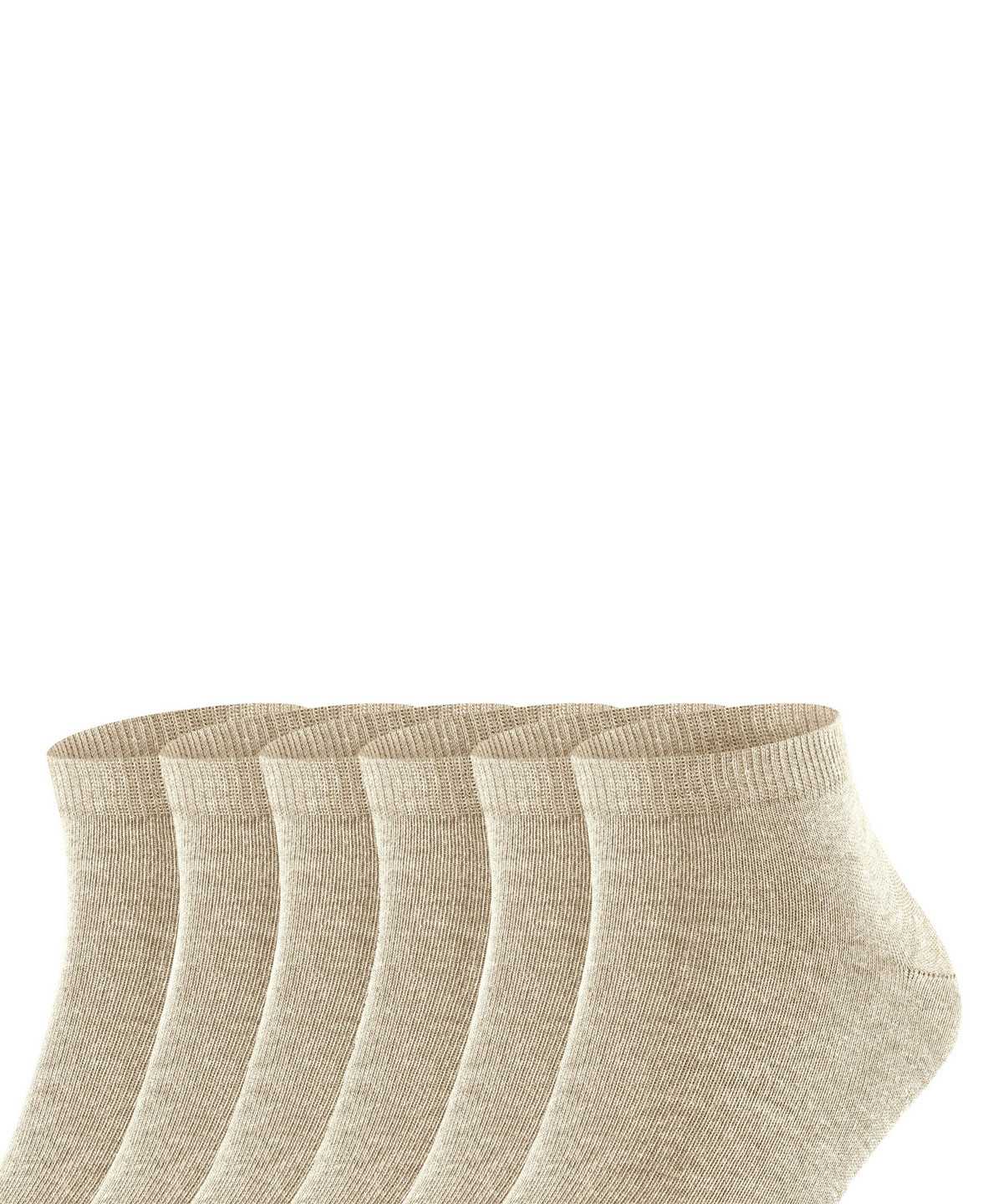 Falke Happy 6-Pack Sneaker socks Zokni Férfi Bézs | LZIP-51826