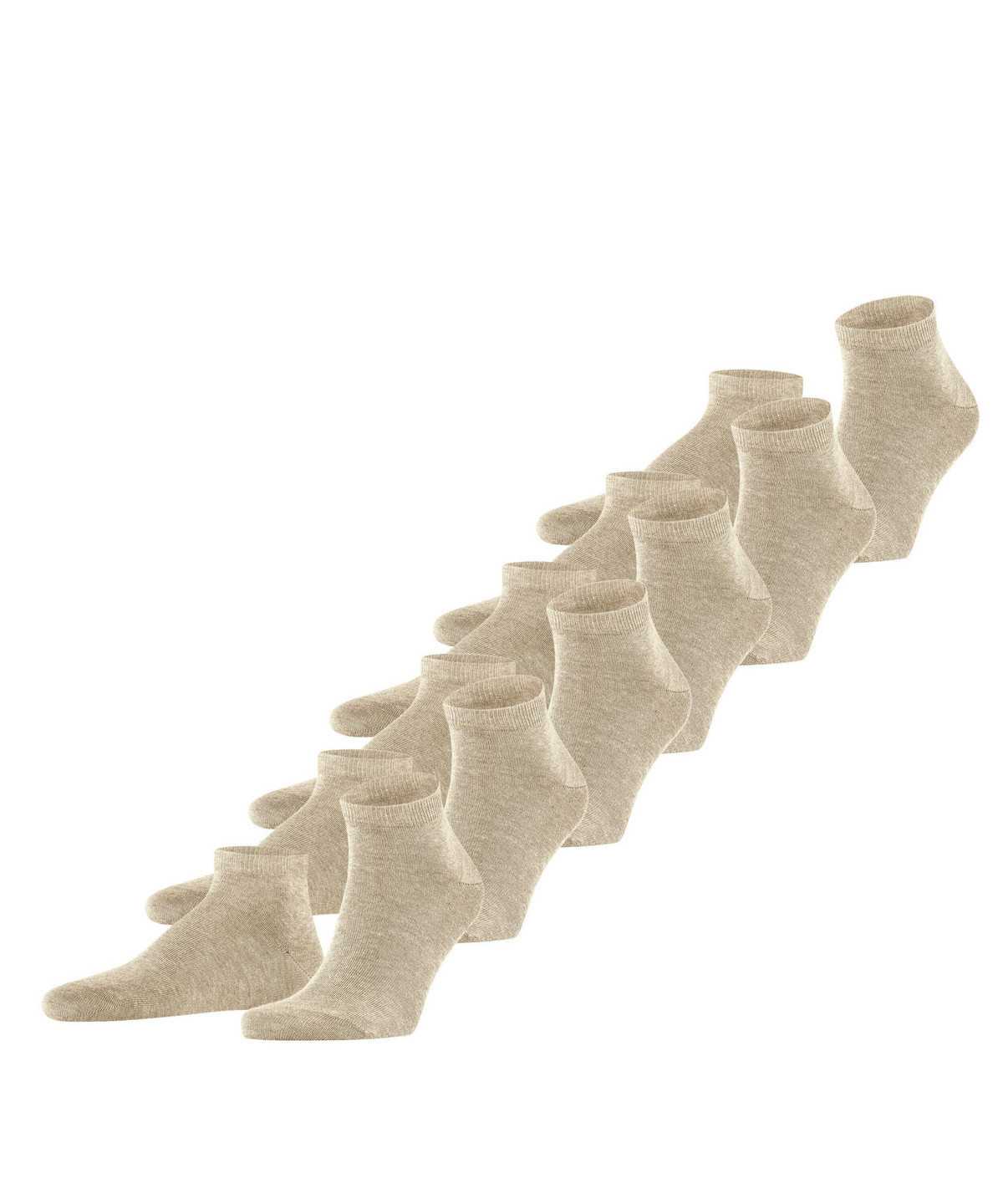 Falke Happy 6-Pack Sneaker socks Zokni Férfi Bézs | LZIP-51826