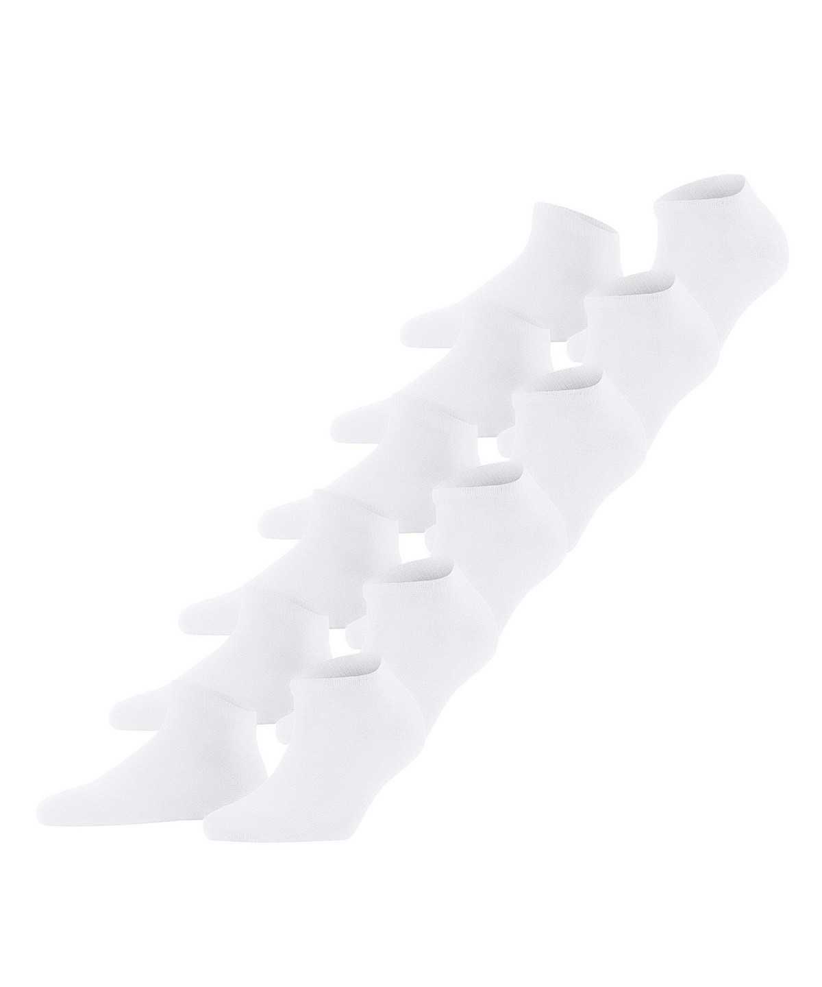 Falke Happy 6-Pack Sneaker socks Zokni Női Fehér | ROPQ-13475