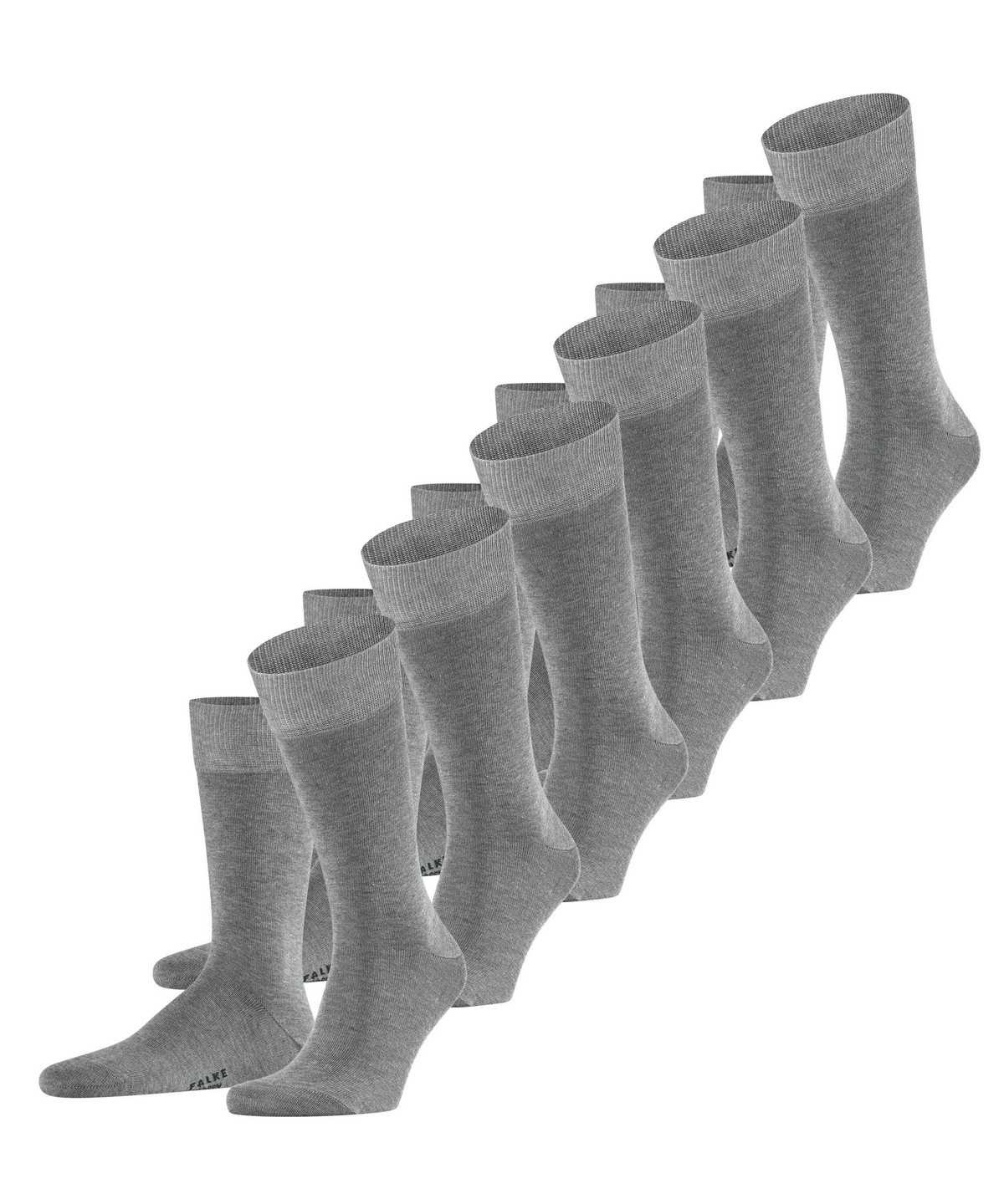 Falke Happy 6-Pack Socks Zokni Férfi Szürke | ITCP-25016