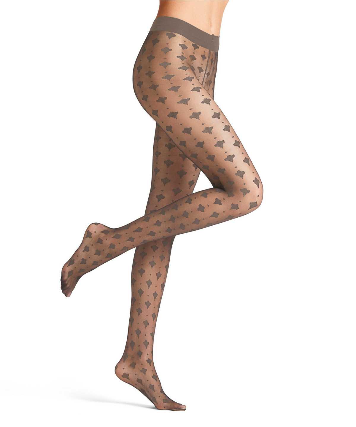 Falke Hedonism 15 DEN Tights Tights Női Barna | YHWV-54308