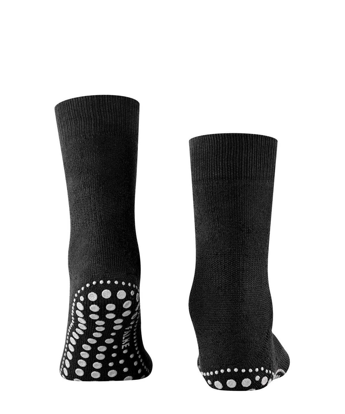 Falke Homepads House socks Zokni Férfi Fekete | JFBU-76094