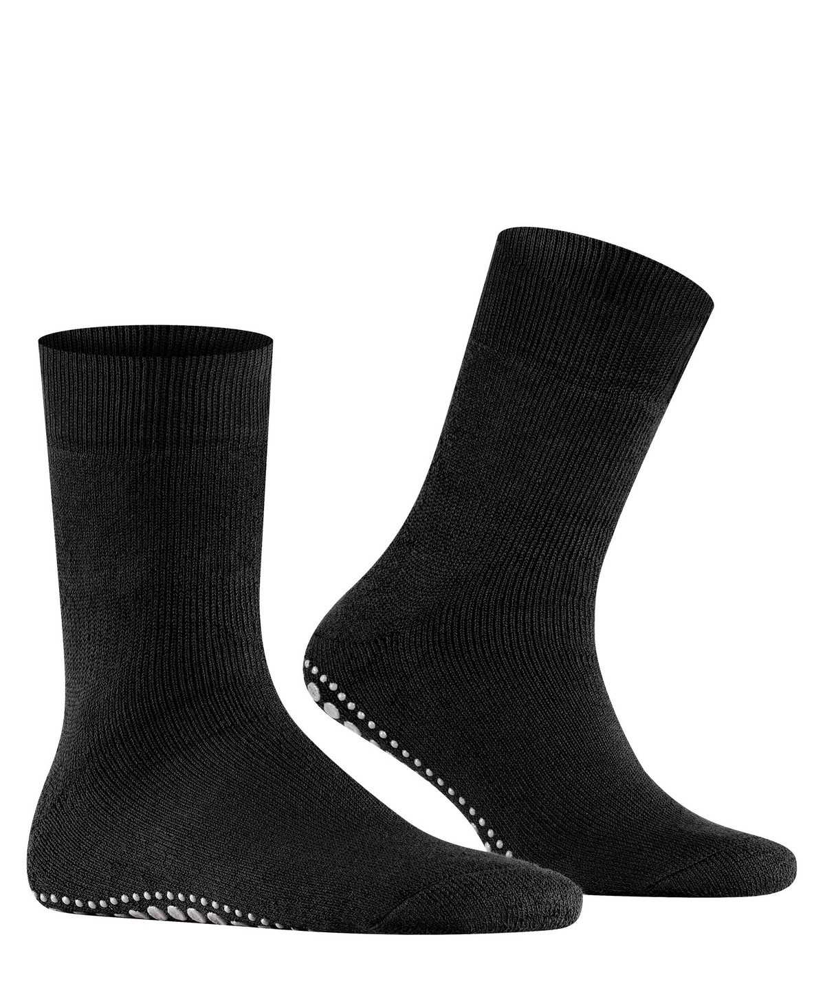 Falke Homepads House socks Zokni Férfi Fekete | JFBU-76094