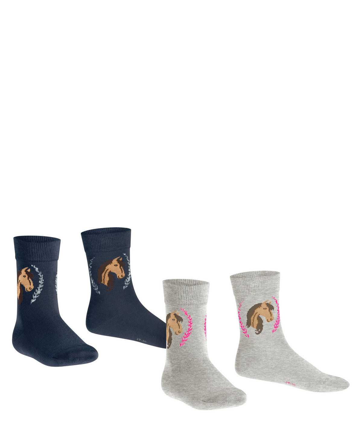 Falke Horse 2-Pack Socks Zokni Gyerek Multicolored | IRXL-75482