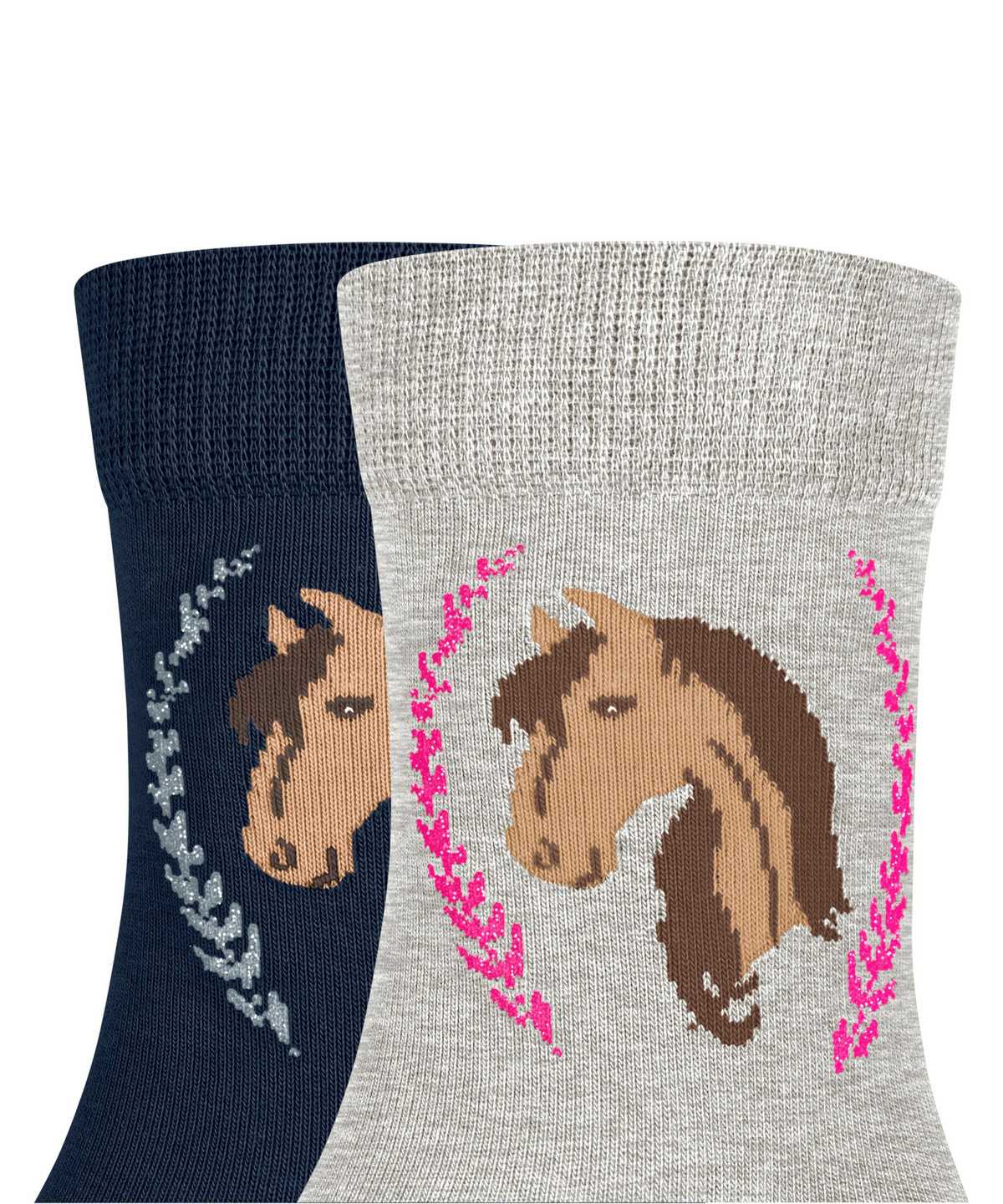 Falke Horse 2-Pack Socks Zokni Gyerek Multicolored | IRXL-75482