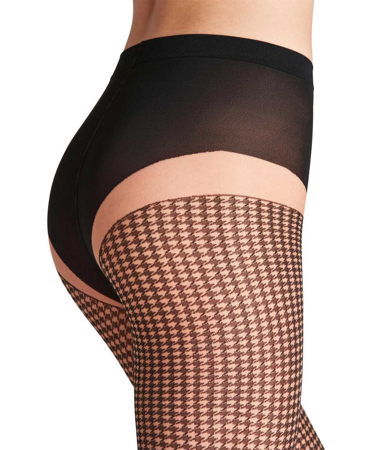 Falke Houndstooth 15 DEN Tights Tights Női Bézs | YHOW-60729